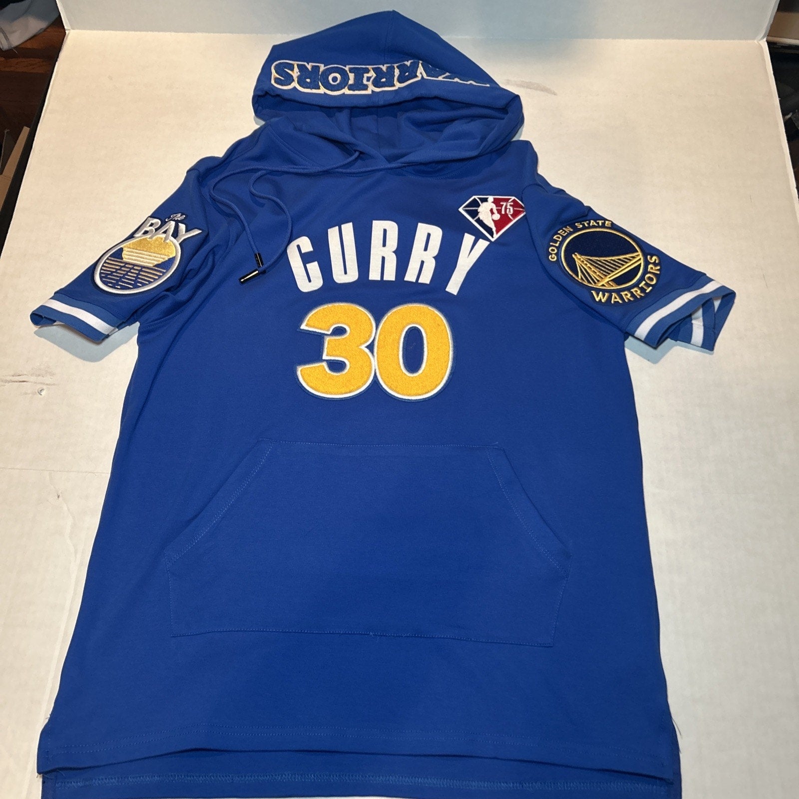 Stephen Curry #30 Golden State Warriors Pro Standard Hoodie NBA Short Sleeve - L