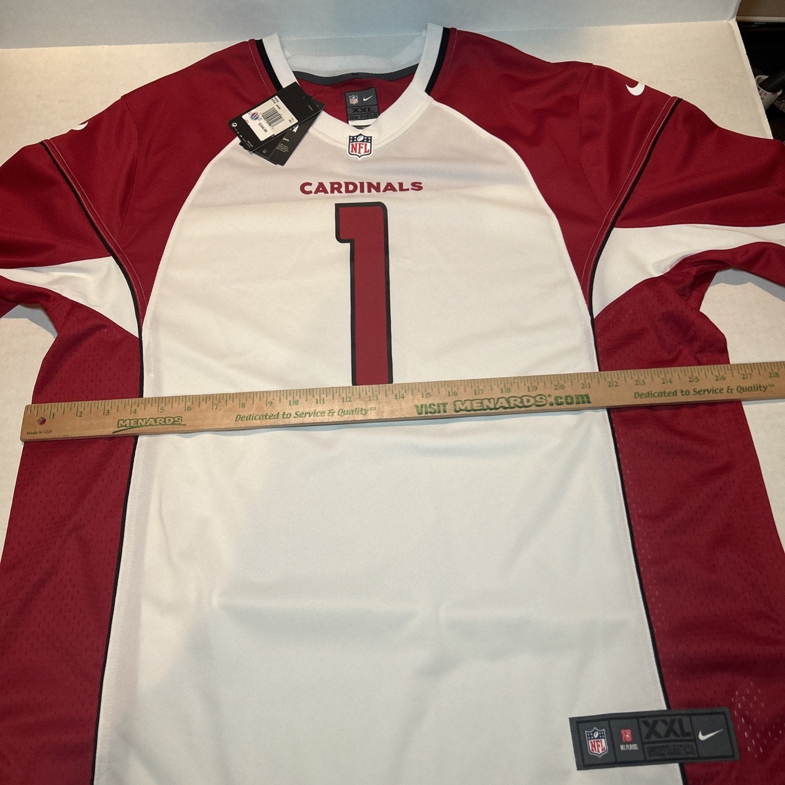 Kyler Murray #1, Arizona Cardinals NFL Nike On Field Football Jersey Size 2XL