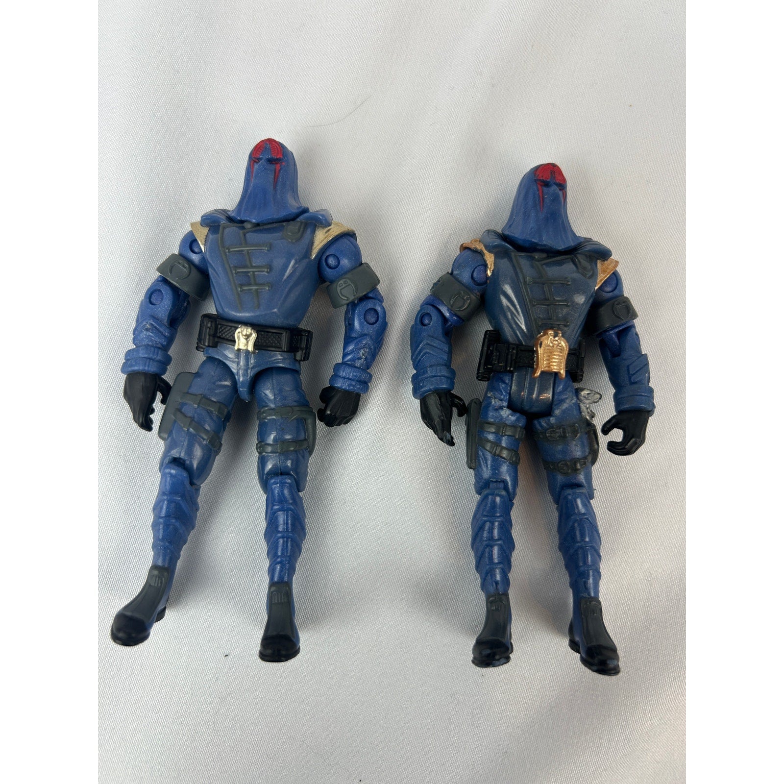 GI Joe Cobra Leadership lot 10 Cobra Commander x4 with Baroness Destro 3.75