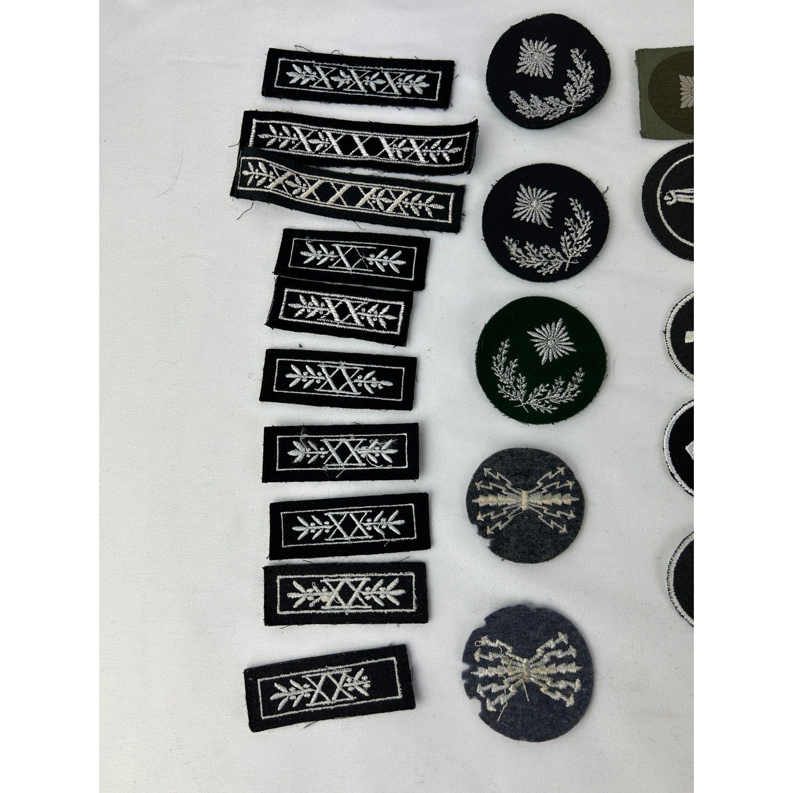 Vintage German Military Patch Lot Bundeswehr DB Insignia 50pc