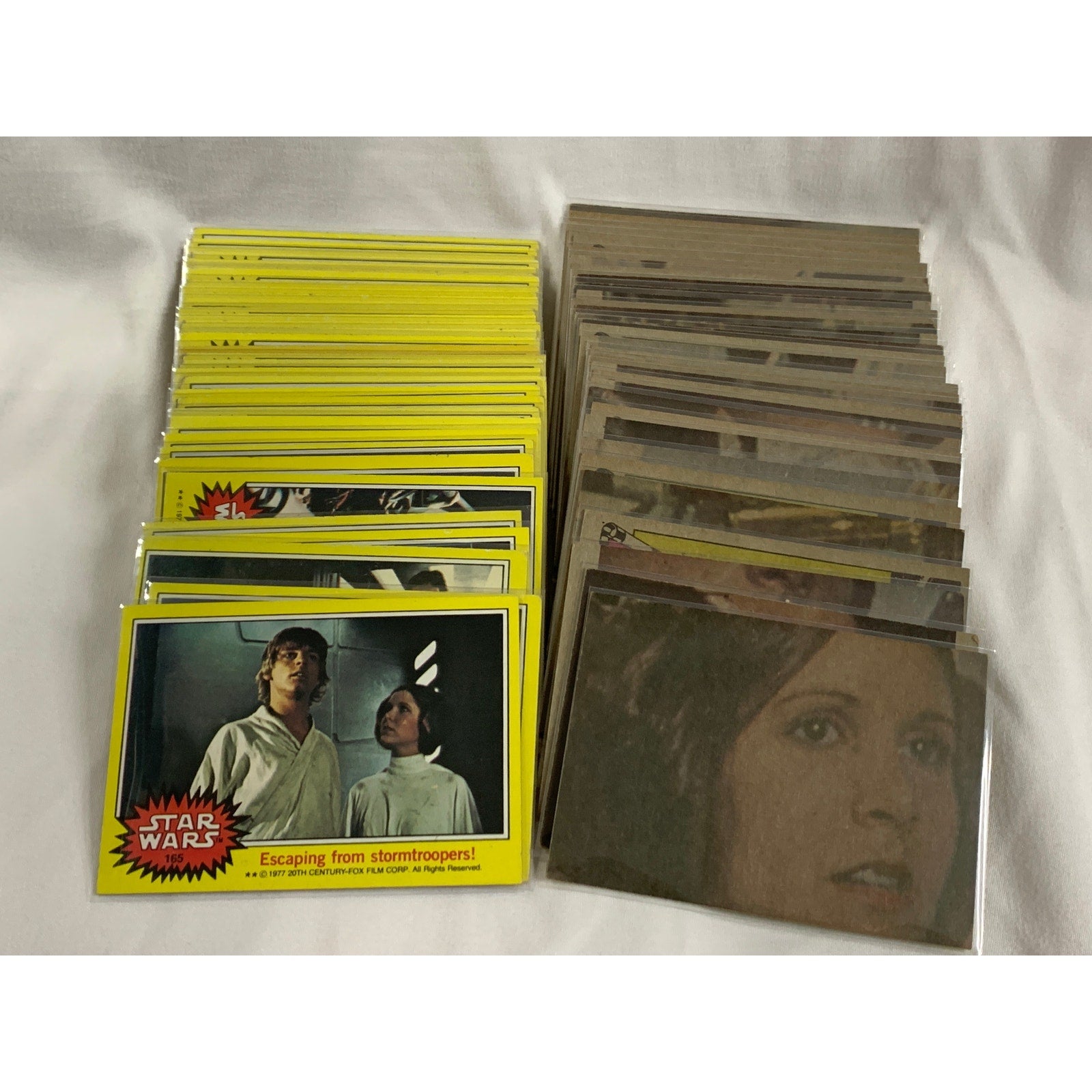 1977 Topps Star Wars Series 3 Yellow Border Complete 66 Card Set #133-198