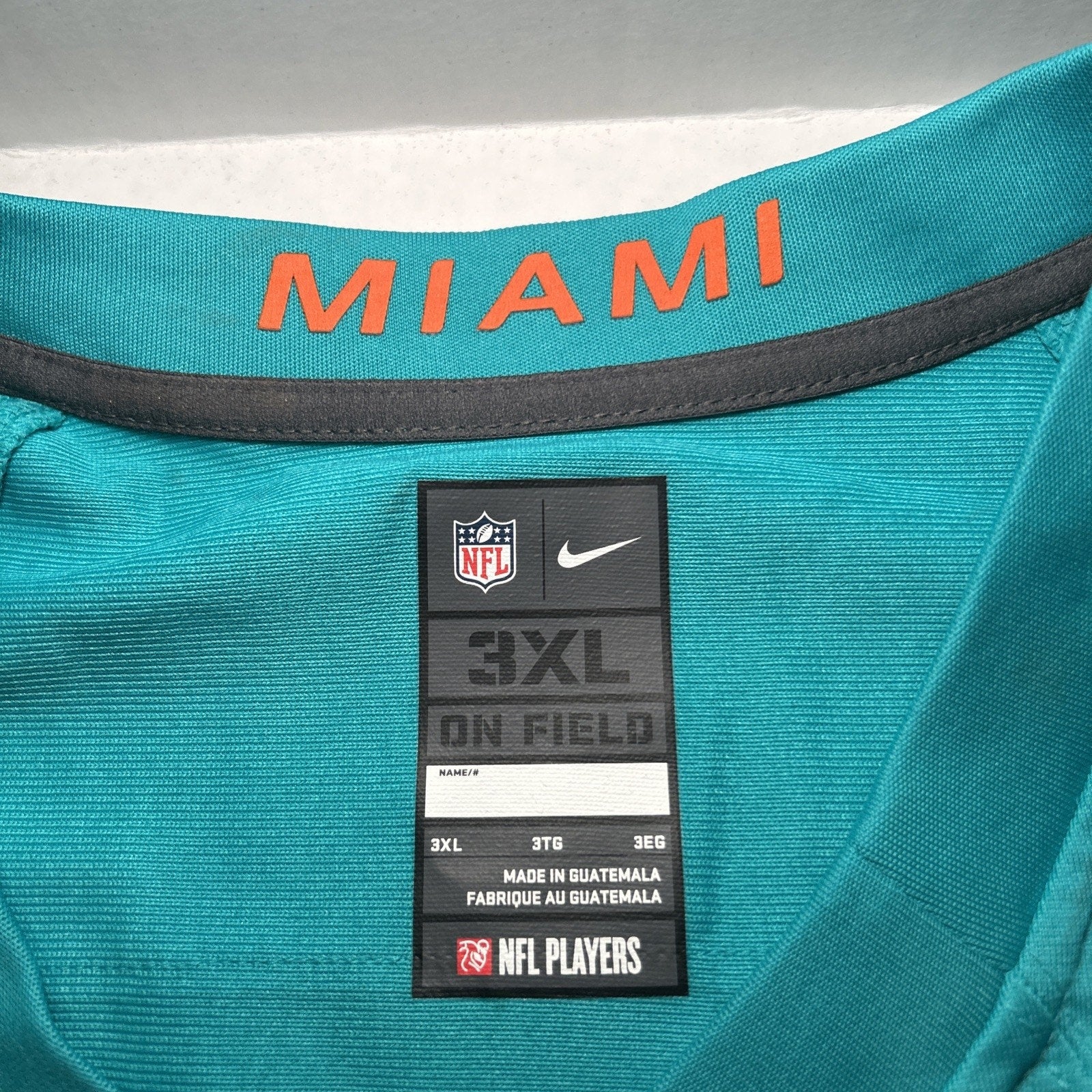 Tua Tagovailoa #1, Miami Dolphins NFL Nike On Field Football Jersey 3XL