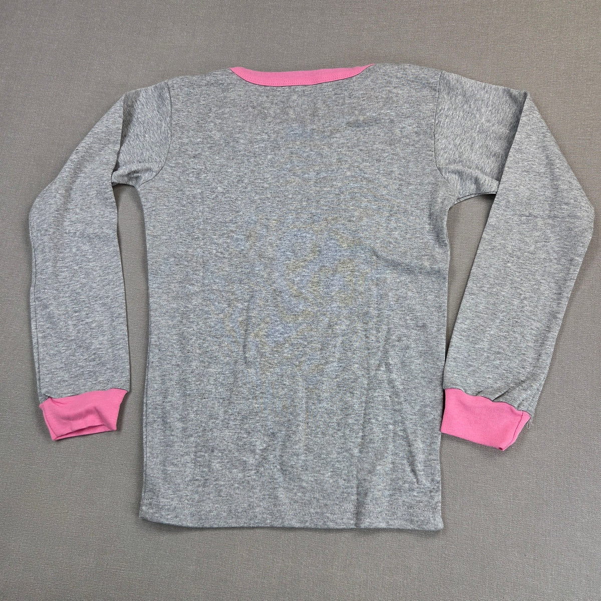 Bebebear Girls Size 10 Unicorn Pajama Set Gray Pink Cotton Snug Fit 2 Piece