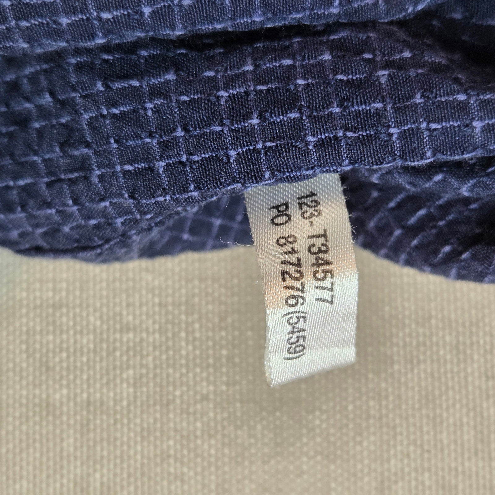 Tommy Bahama Blue Silk Cotton Shirt XL Textured Button Down Long Sleeve