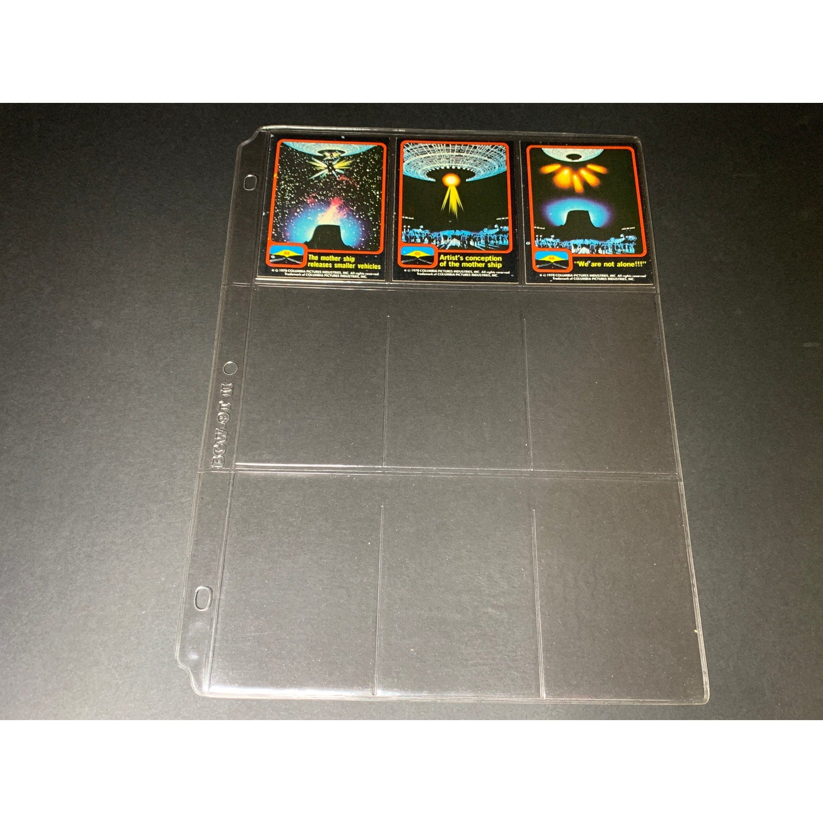 1978 Topps Close Encounters Of The Third Kind Card Set + Stickers