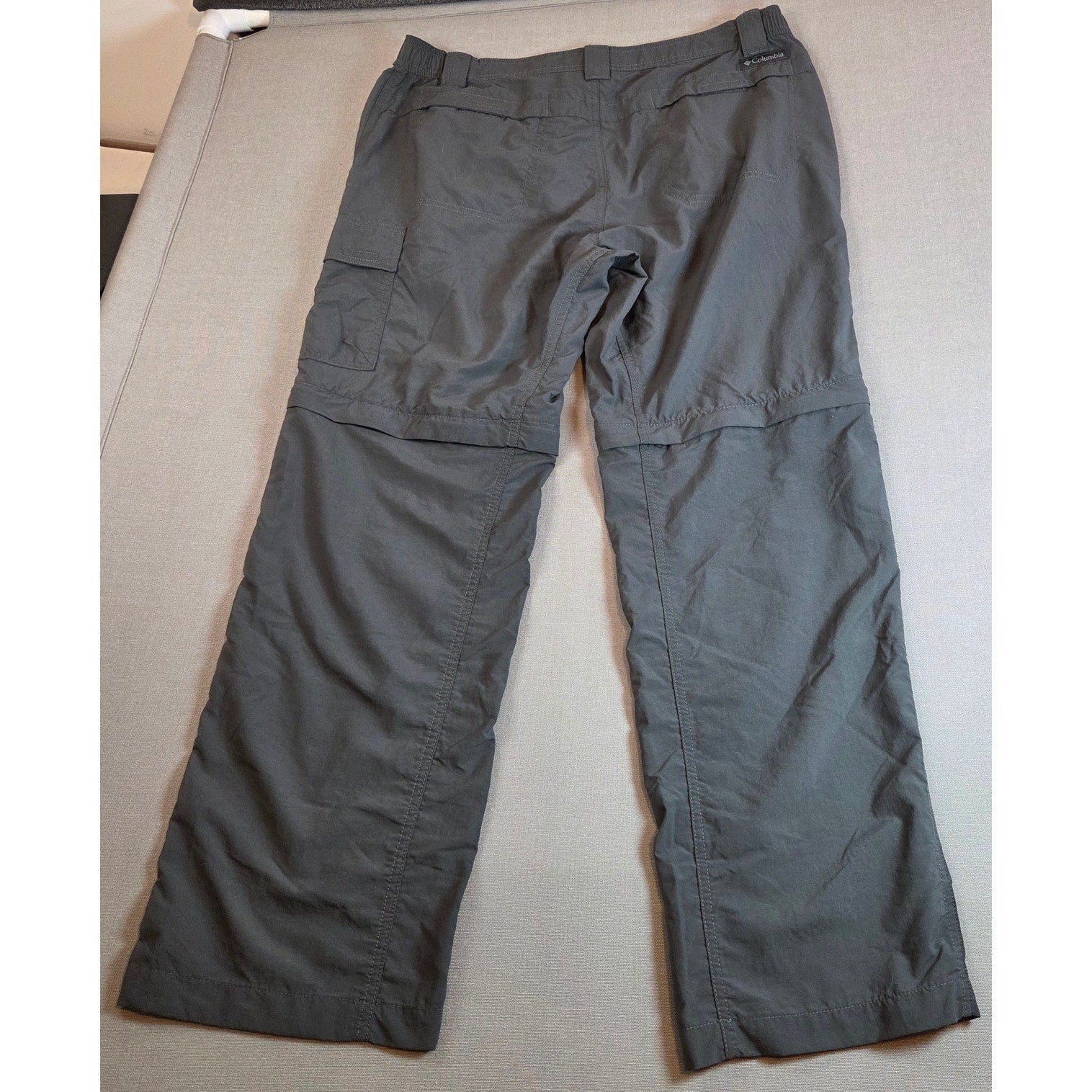 Columbia Omni-Shade Tactel Nylon Hiking Pants Men’s 36x30 Gray UPF Outdoor