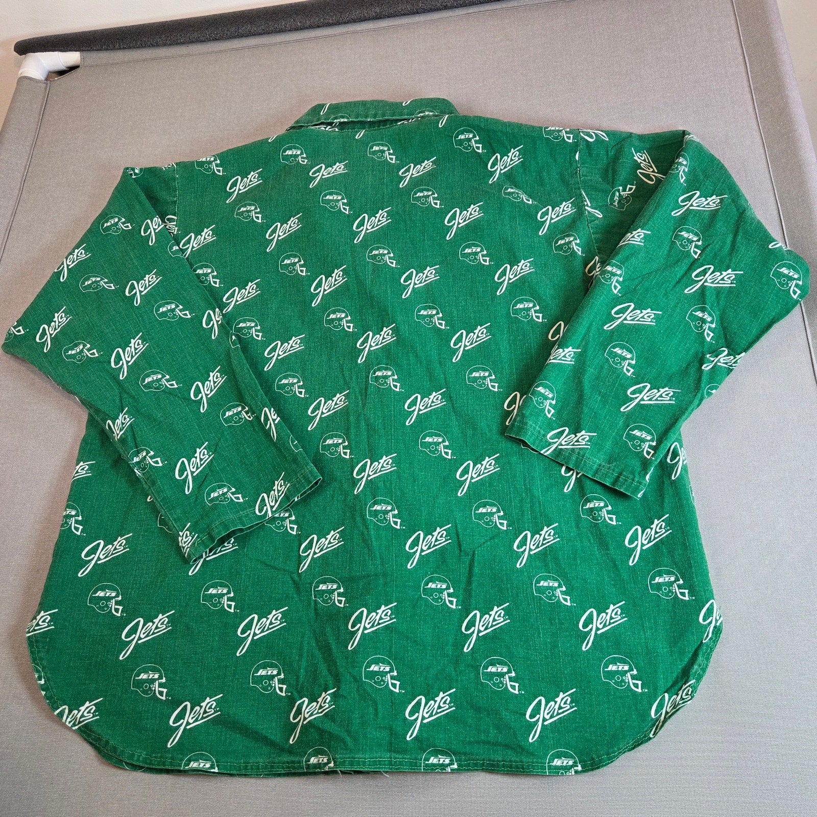 Vintage Handmade New York Jets Pajama Set 1980s Two Piece Men’s M-L