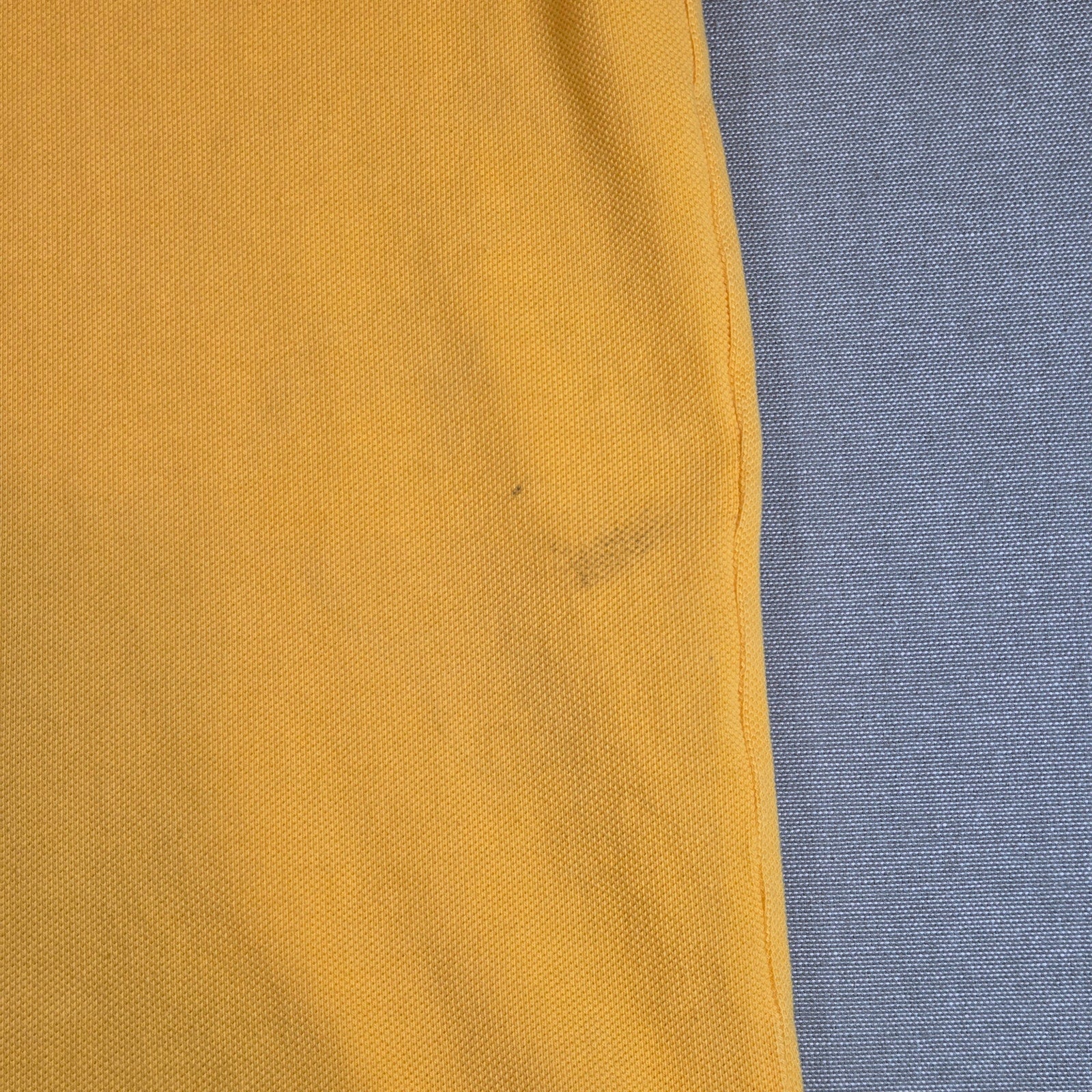 Abercrombie & Fitch Yellow Polo Shirt AF 1892 Patch Men’s Size L Cotton