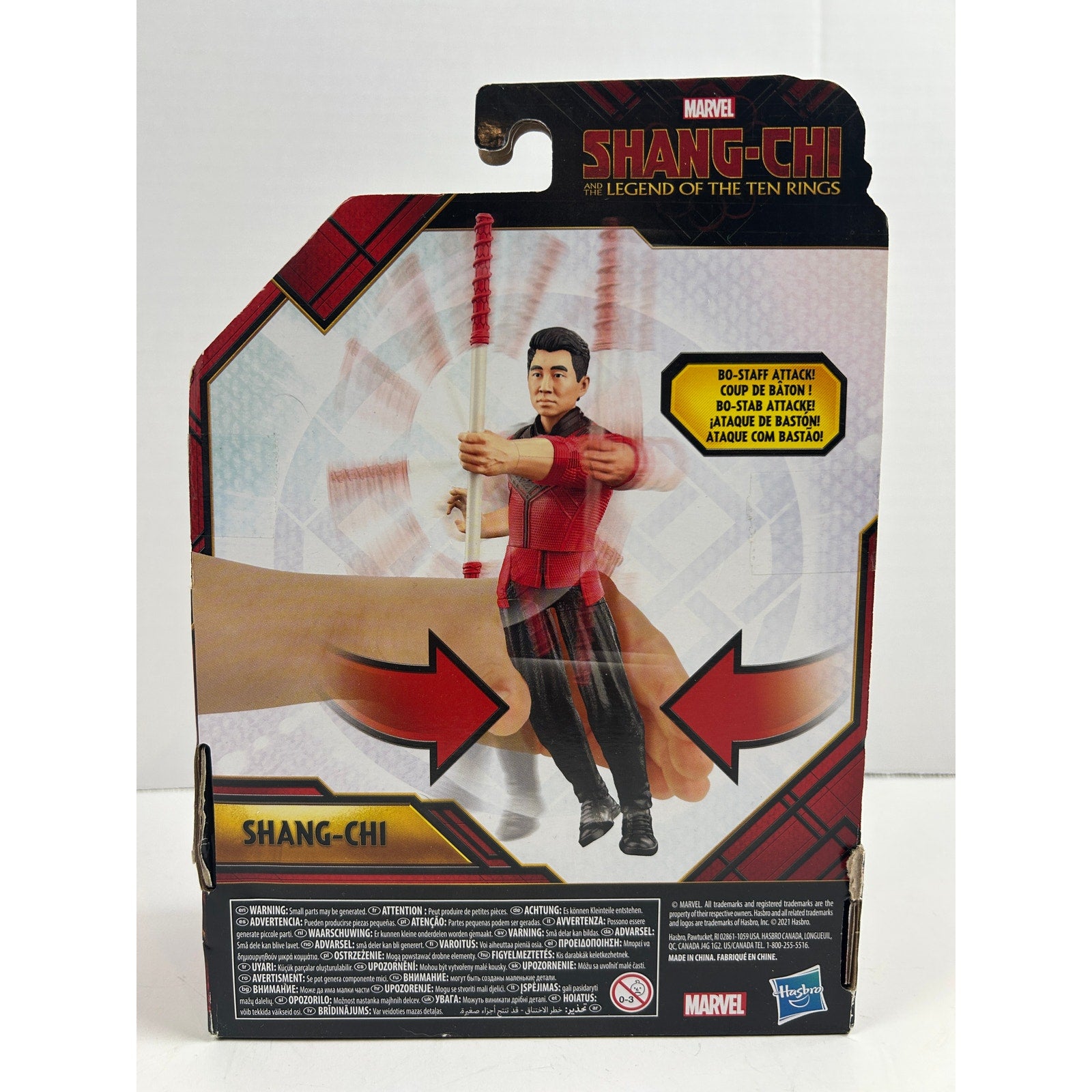 Hasbro Marvel Shang-Chi Legend of the Ten Rings Shang-Chi Bo-Staff Attack Figure