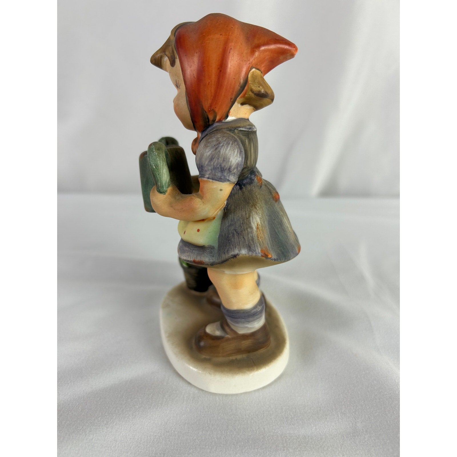 Vintage Enesco Girl Watering Flowers Figurine Japan Ceramic Bonnet