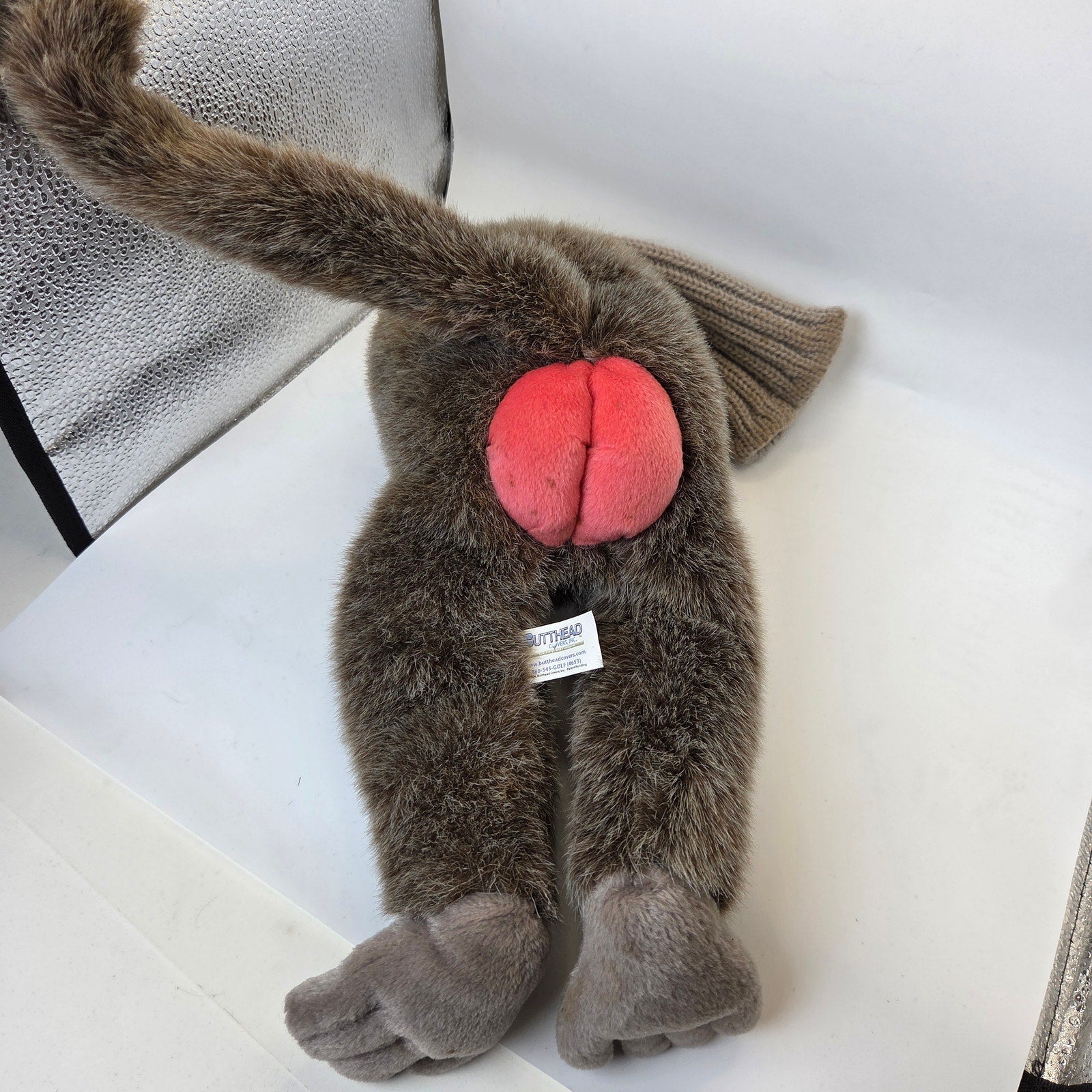 Butthead Covers Baboon Golf Driver Head Cover Bare Butt Novelty Plush 2004