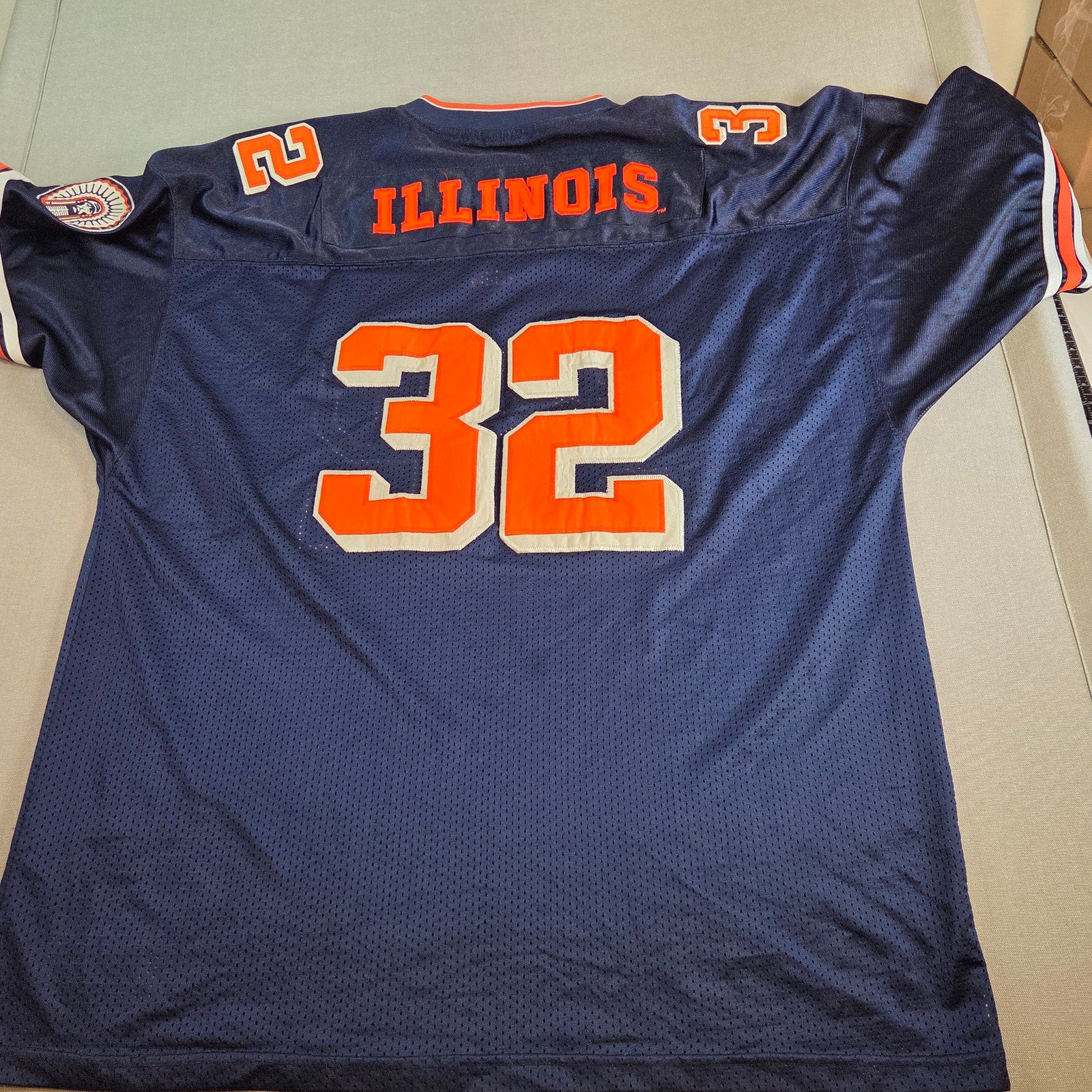 Colosseum Fighting Illini Jersey #32 XXL Vintage Chief Illiniwek Korea