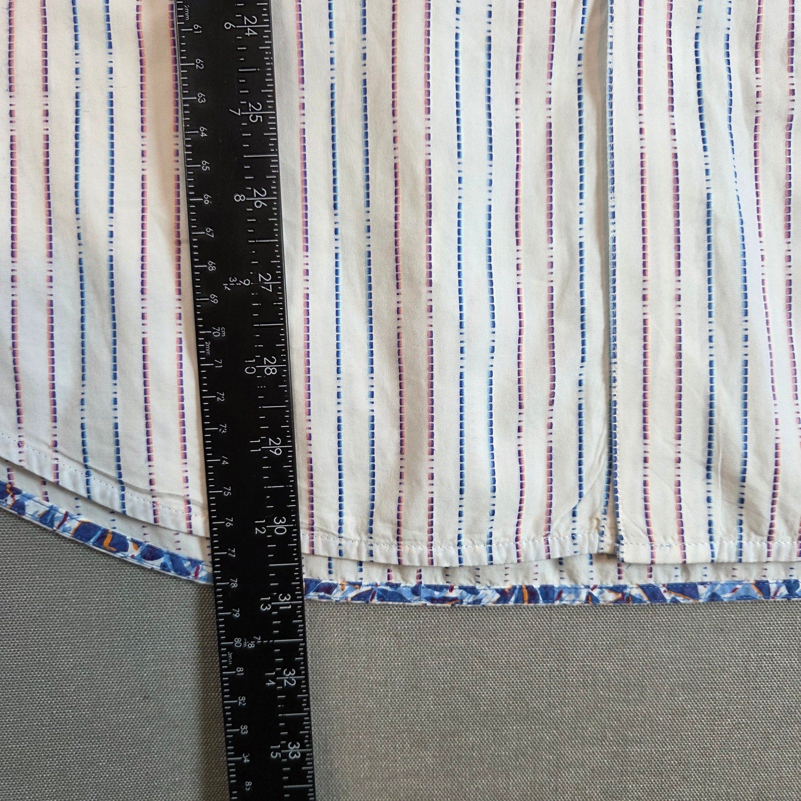Robert Graham Classic Fit Striped Shirt XL Knowledge Wisdom Truth Cotton