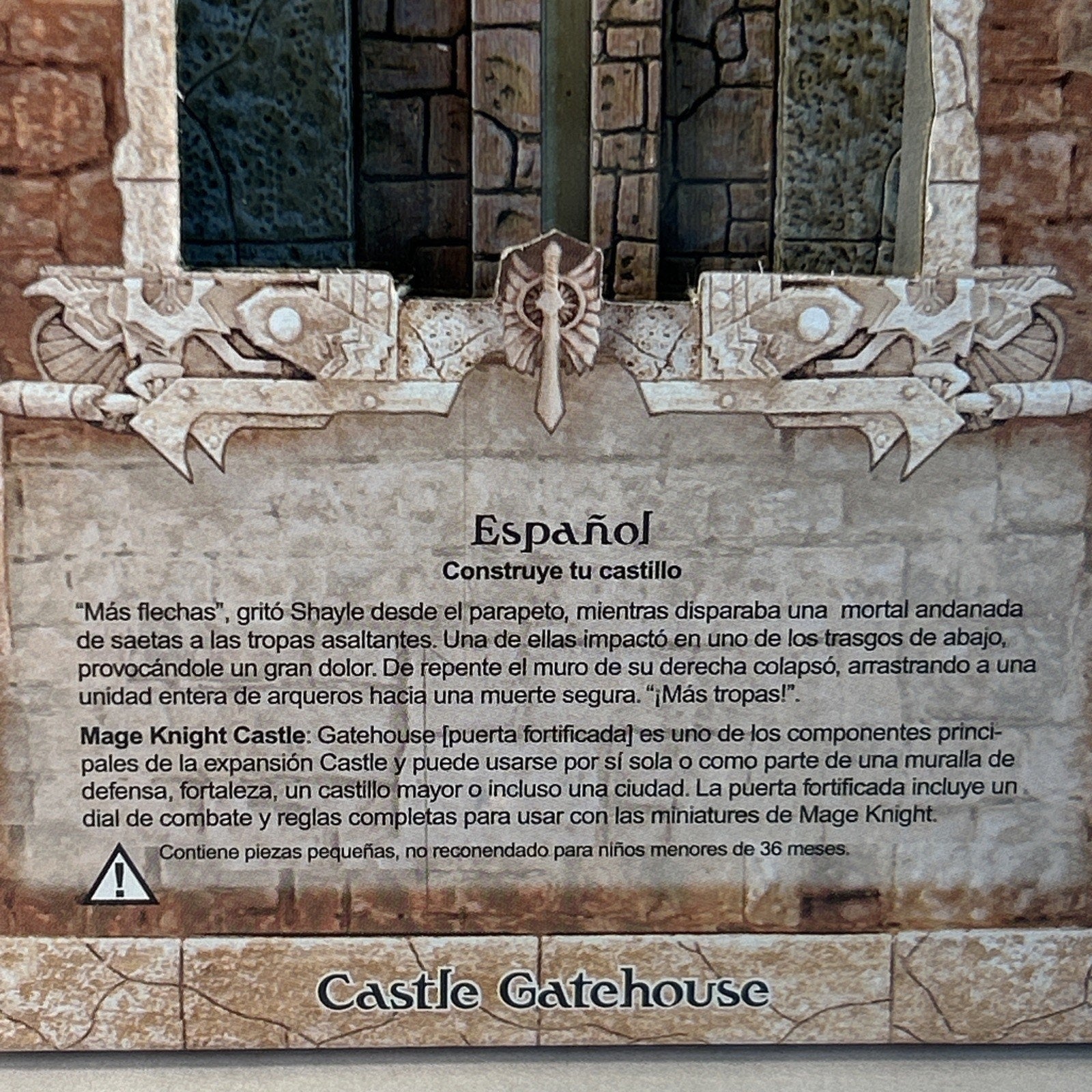 Mage Knight Castle Gatehouse WizKids 2002 D&D Warhammer Terrain NIB