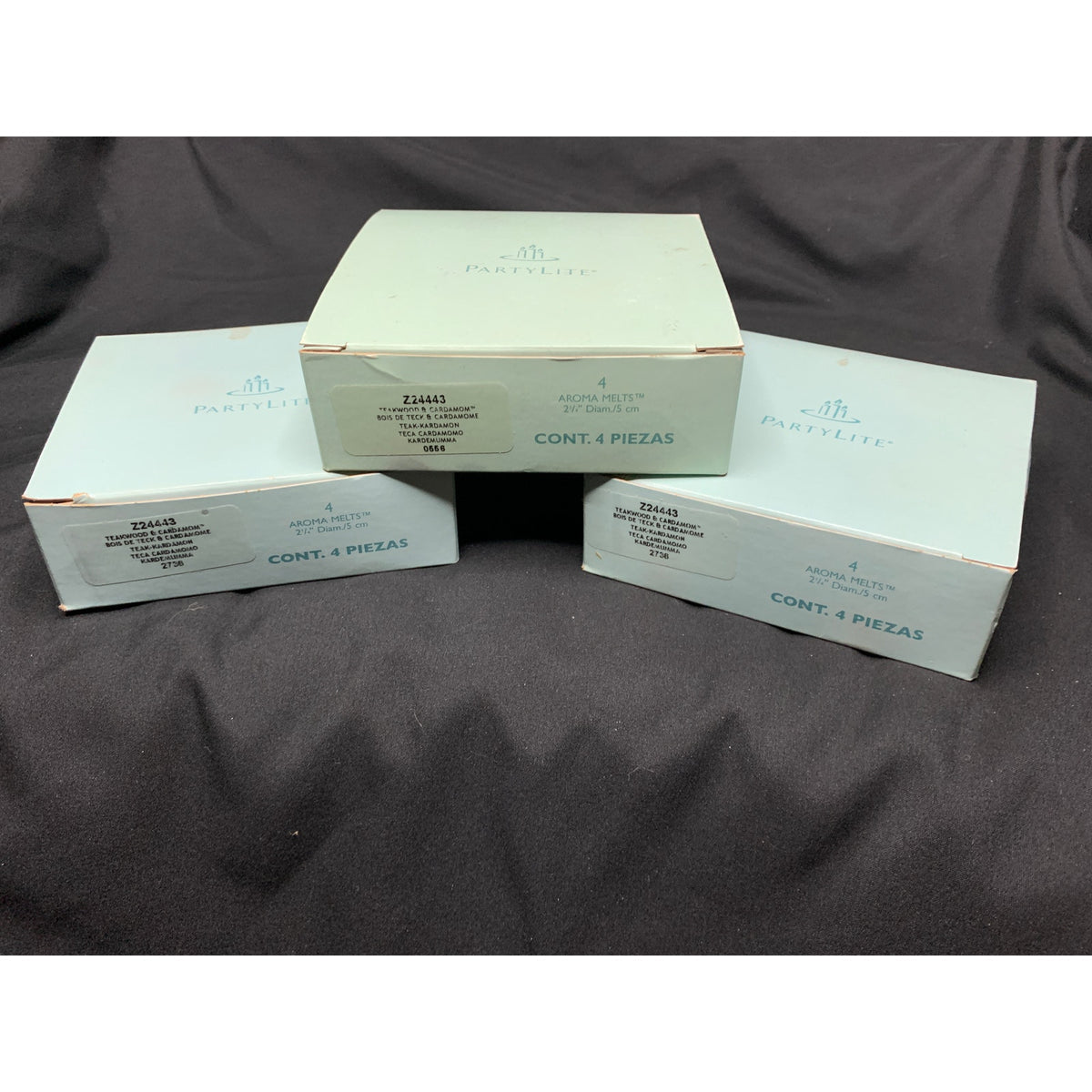 PartyLite Teakwood & Cardamom Aroma Melts Z24443 Lot of 10 Retired Scent