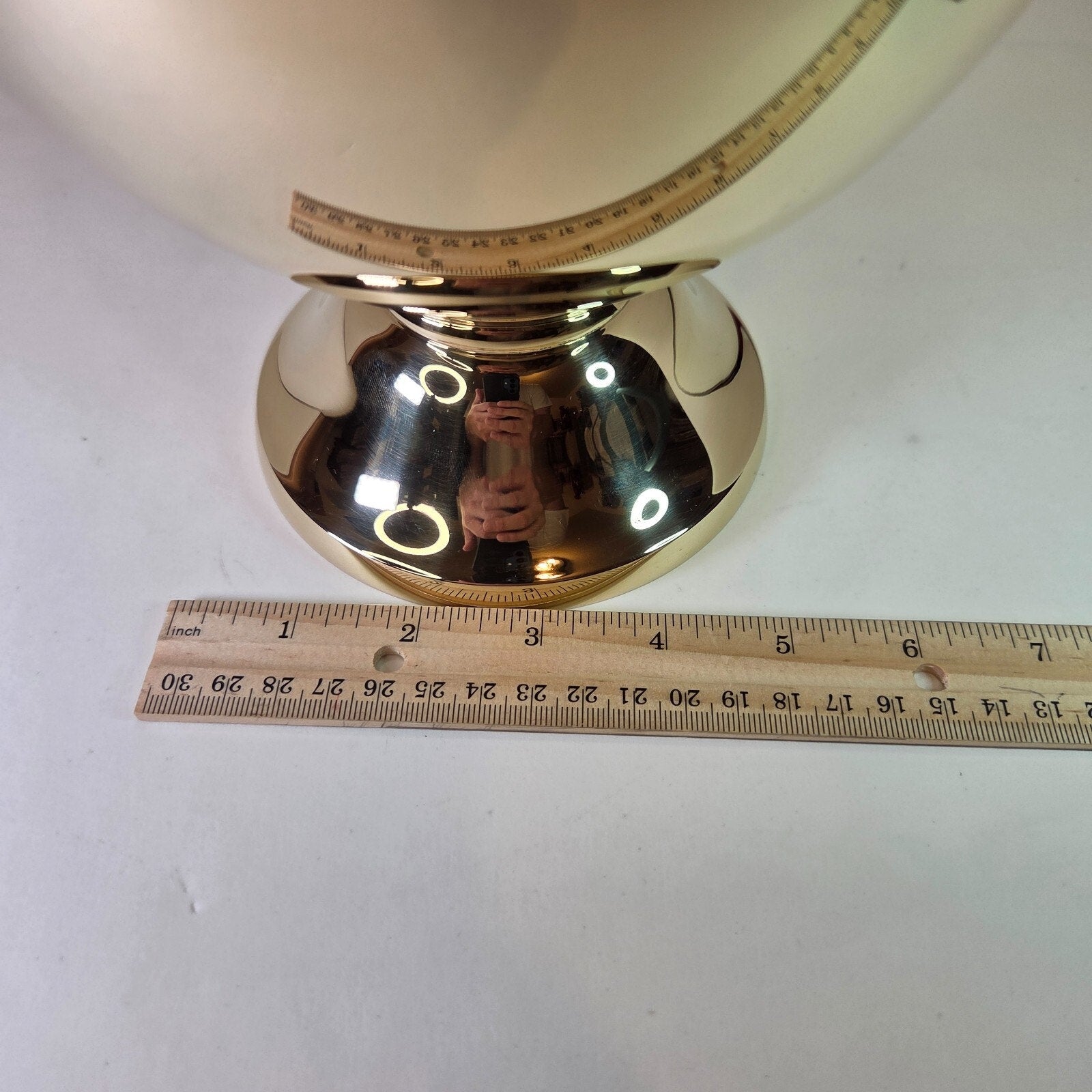 Large 12" Metal Brass Mother of Pearl Chalice Urn for Human Ashes
