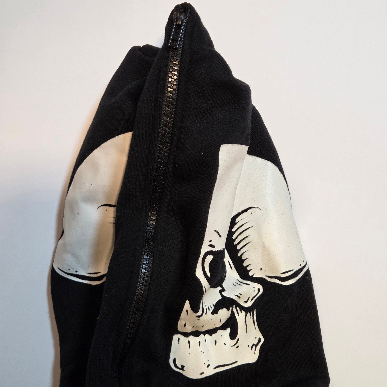 URATOT Women XL Glow in Dark Skeleton Halloween Costume Hooded Full-body Pajama
