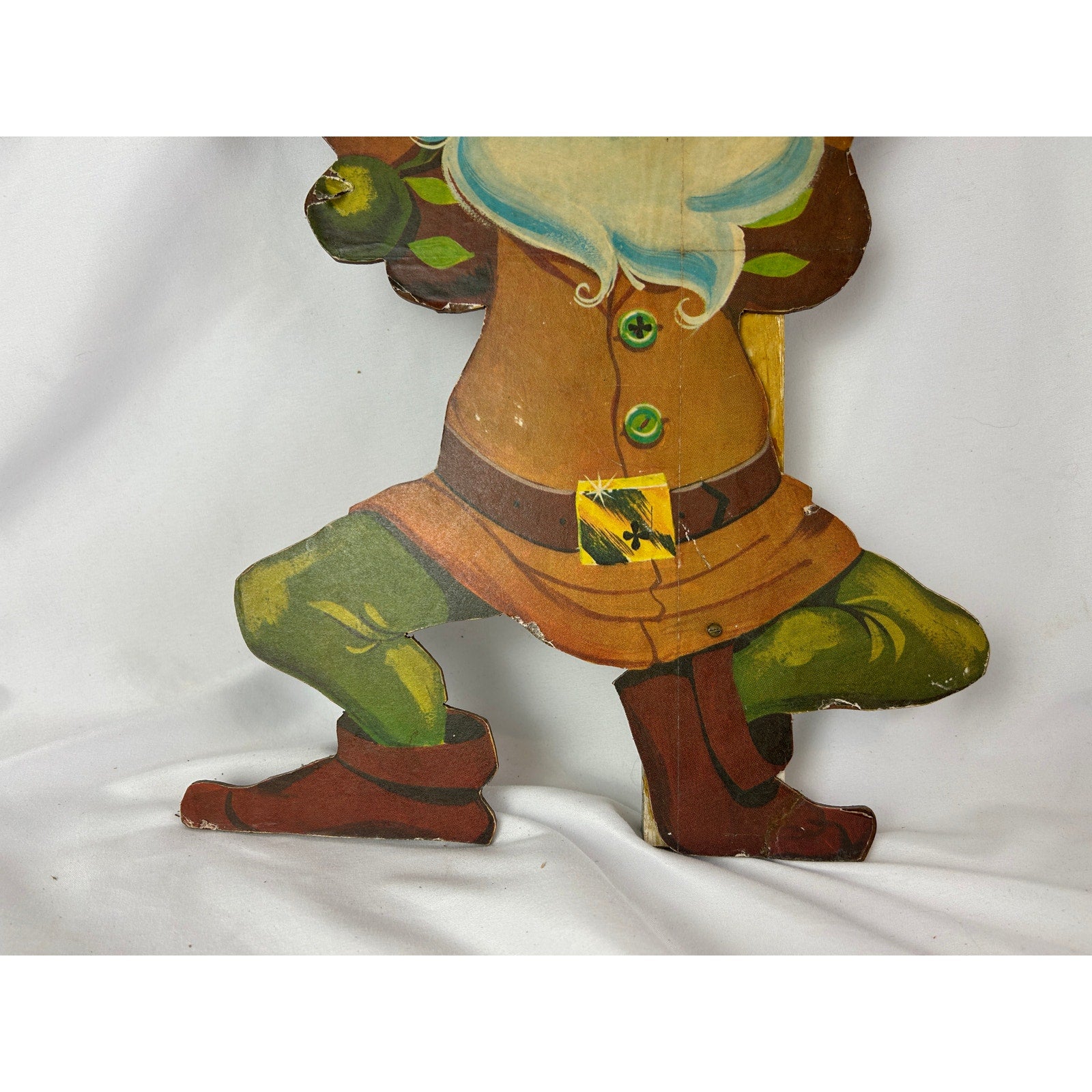 Mid Century Christmas Elf Yard Art Set 4 U Bild Wood Decorations