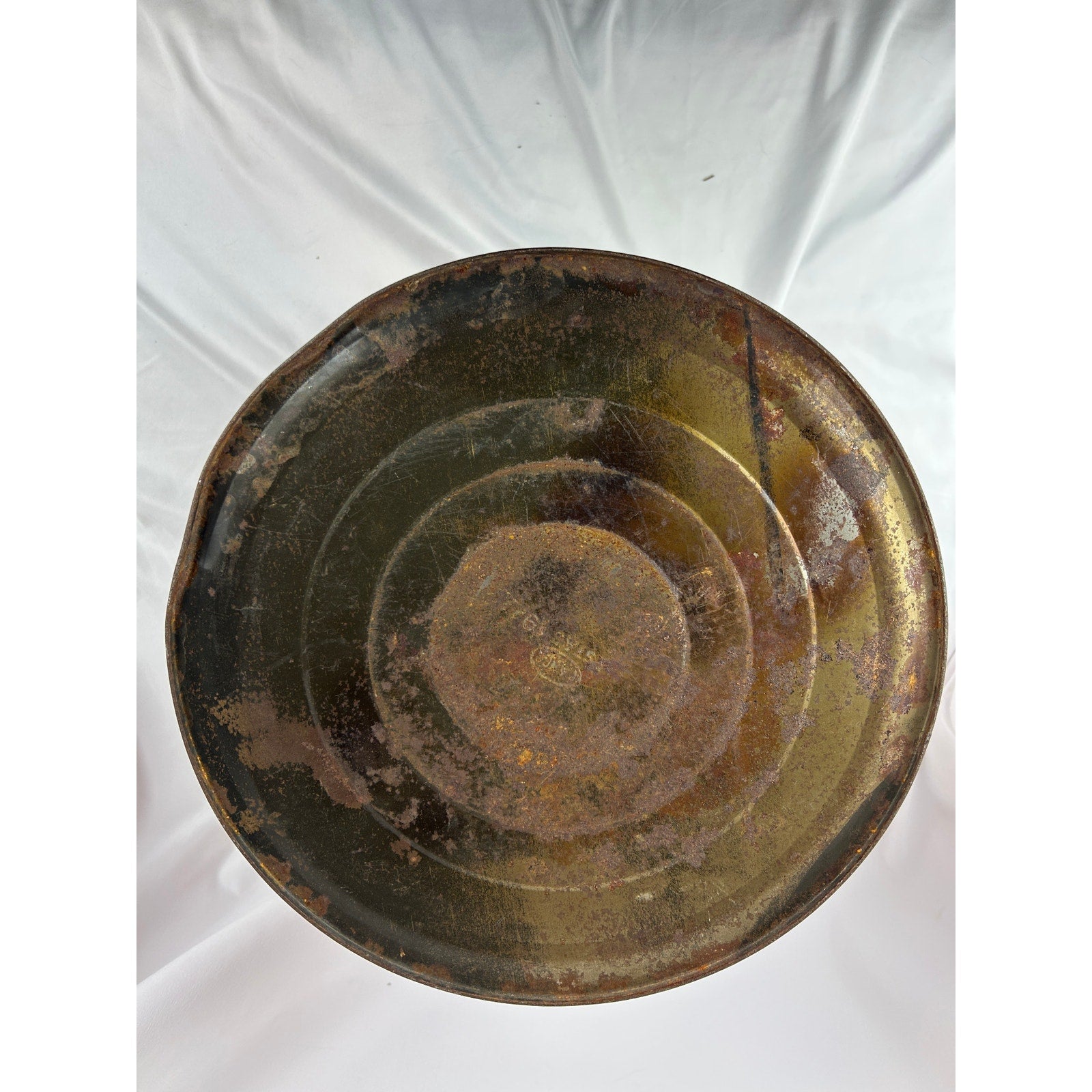 Vintage Cudahy Rex Pure Lard 50 lb Metal Pail Can With Lid