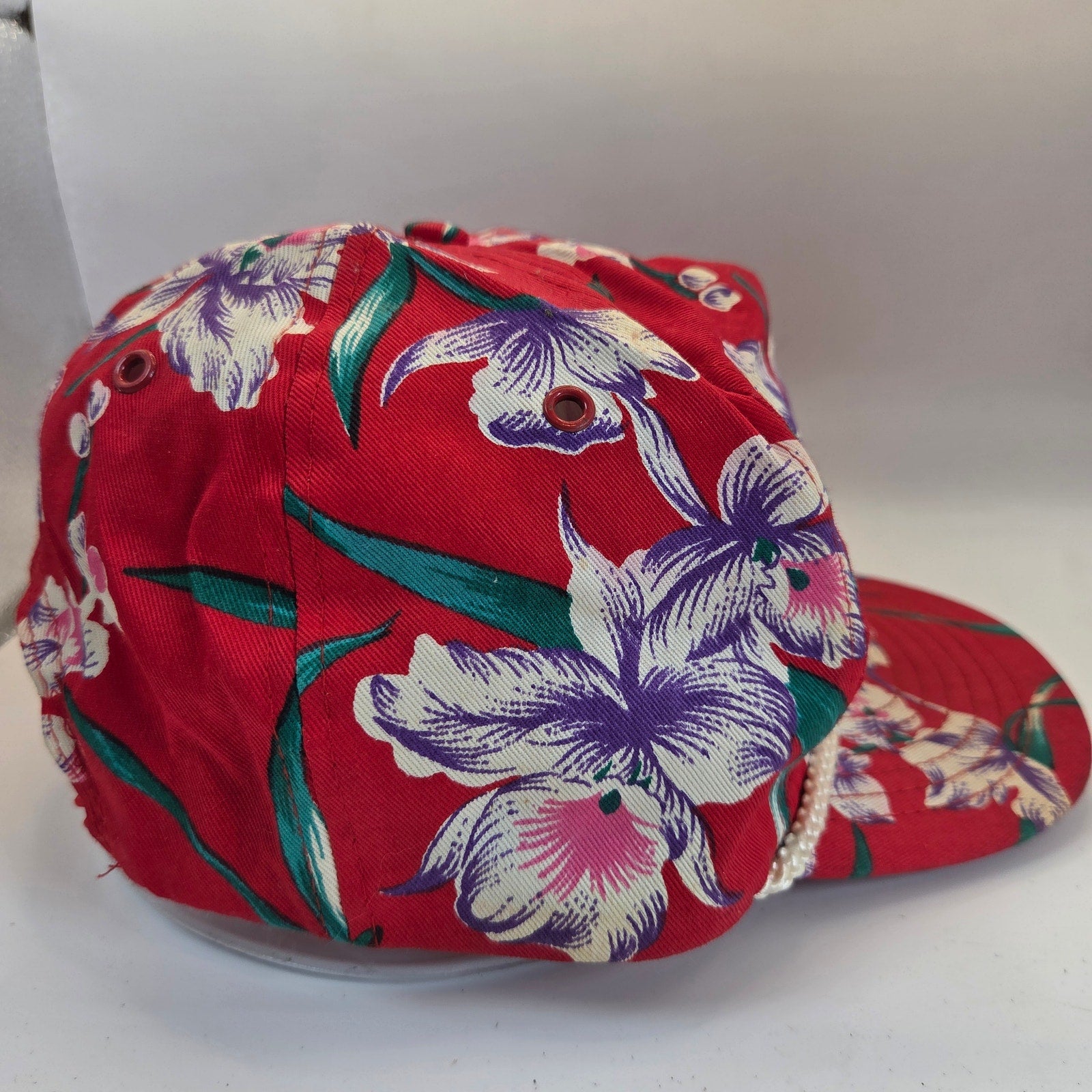 Vintage San Sun Hawaiian Floral Rope Snapback Shenanigan's Pub Rosemount MN