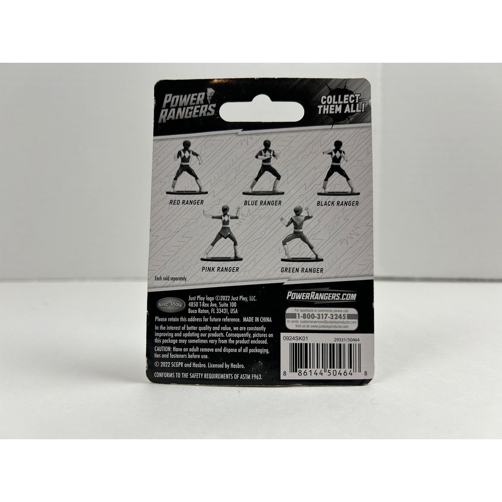 Blue Ranger Power Rangers Carded Figure Small Figure New