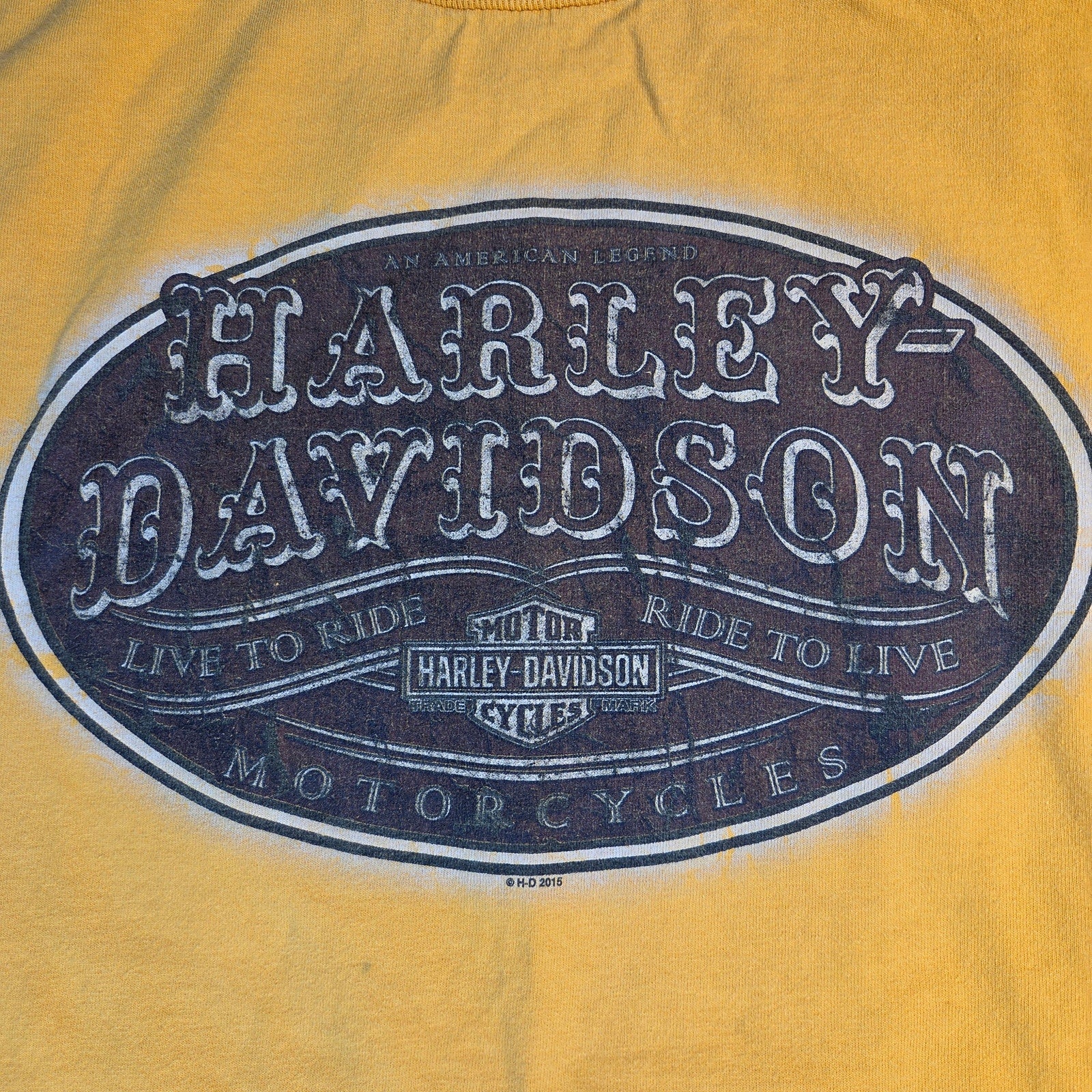 Harley Davidson Tucson Arizona 2015 Dealer Graphic T Shirt Mens Medium USA