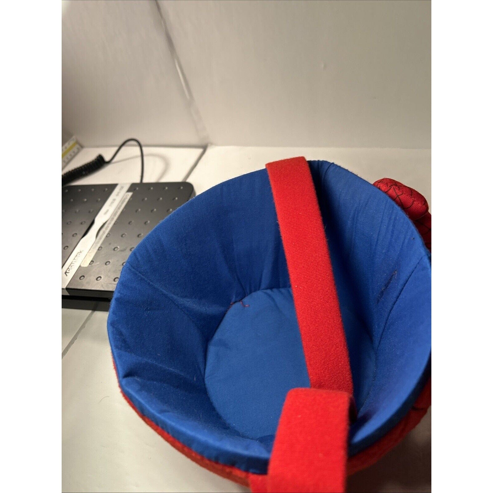 Marvel Spiderman Jumbo Soft Plush Basket Bucket Pail Halloween Candy