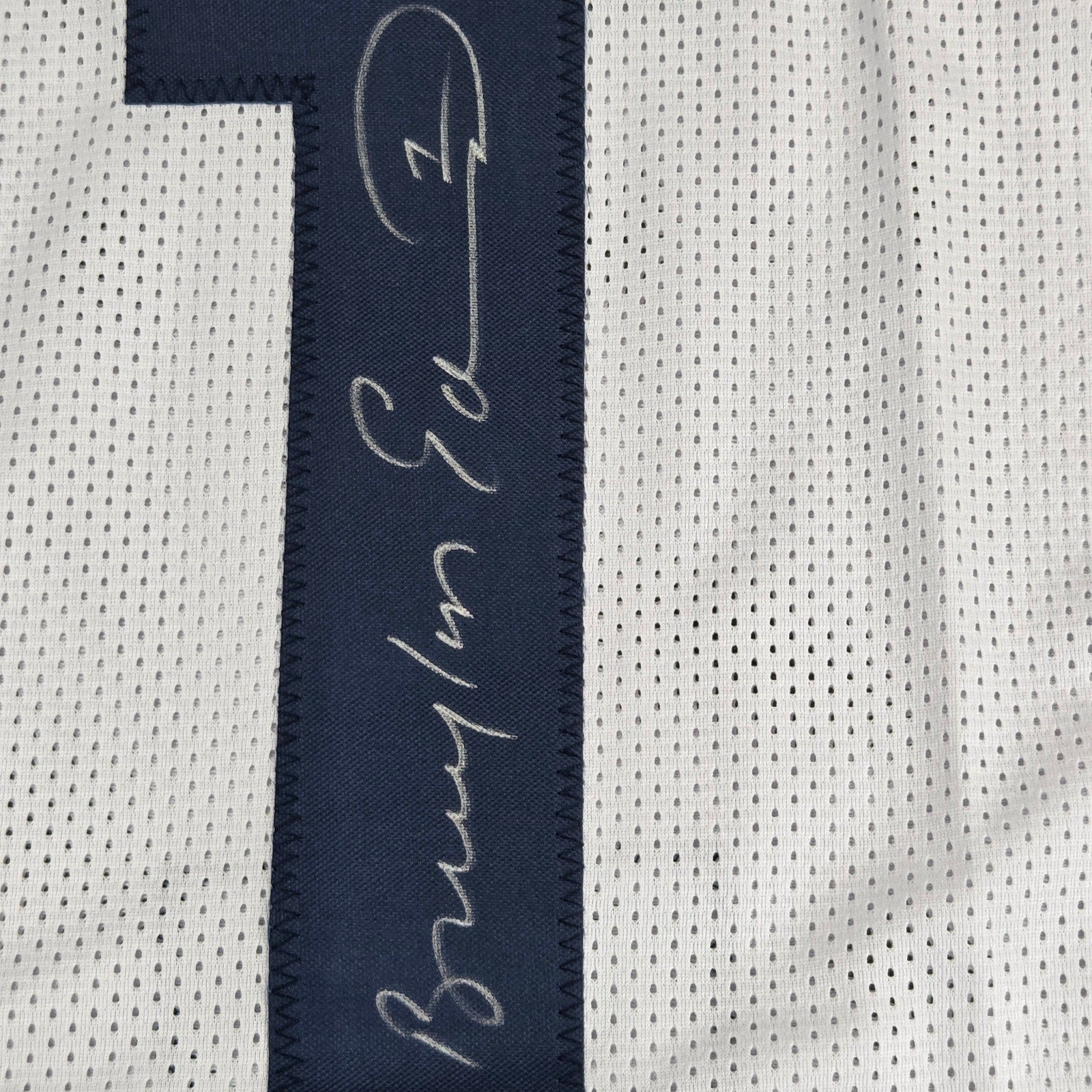 Braylon Edwards Signed Custom Michigan Wolverines #1 Jersey BAS Witness Auto