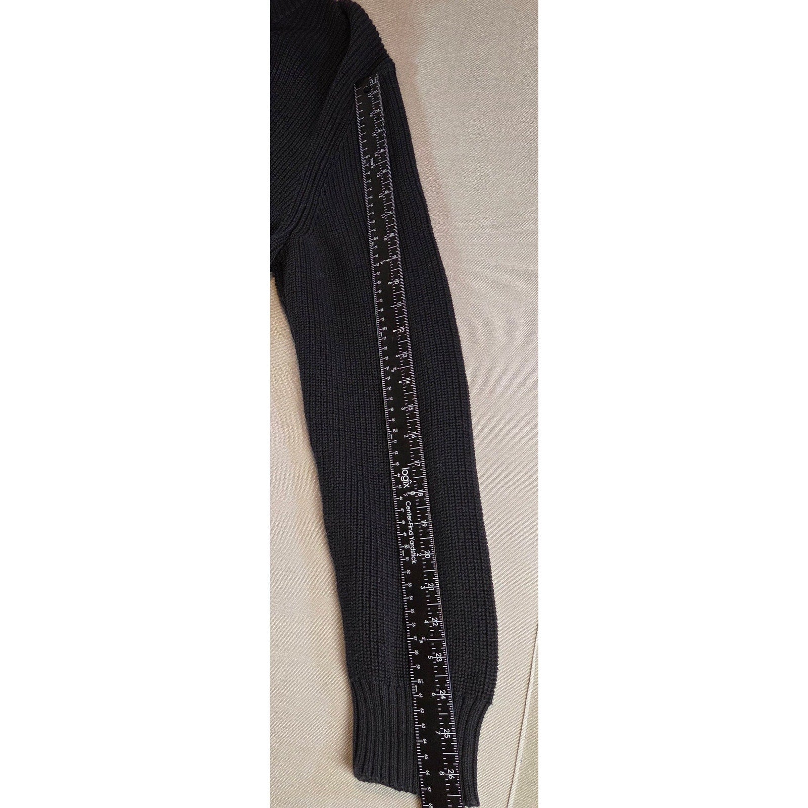Calvin Klein Navy 1/4 Zip Cotton Sweater Men’s XL (Fits Like Large)