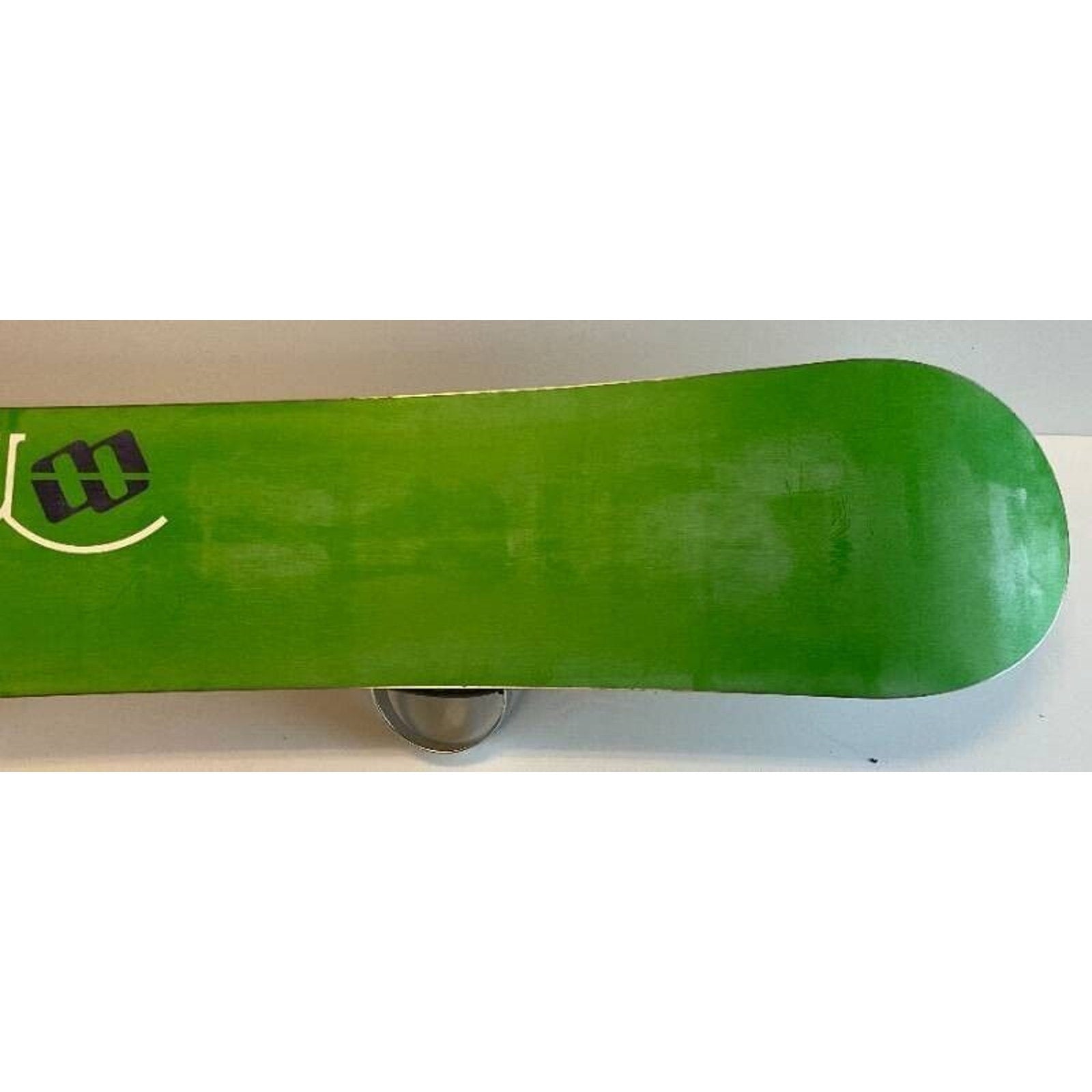 Morrow Wildflower 148cm Snowboard w/ Strap-In Bindings Women’s Rare Green Deck