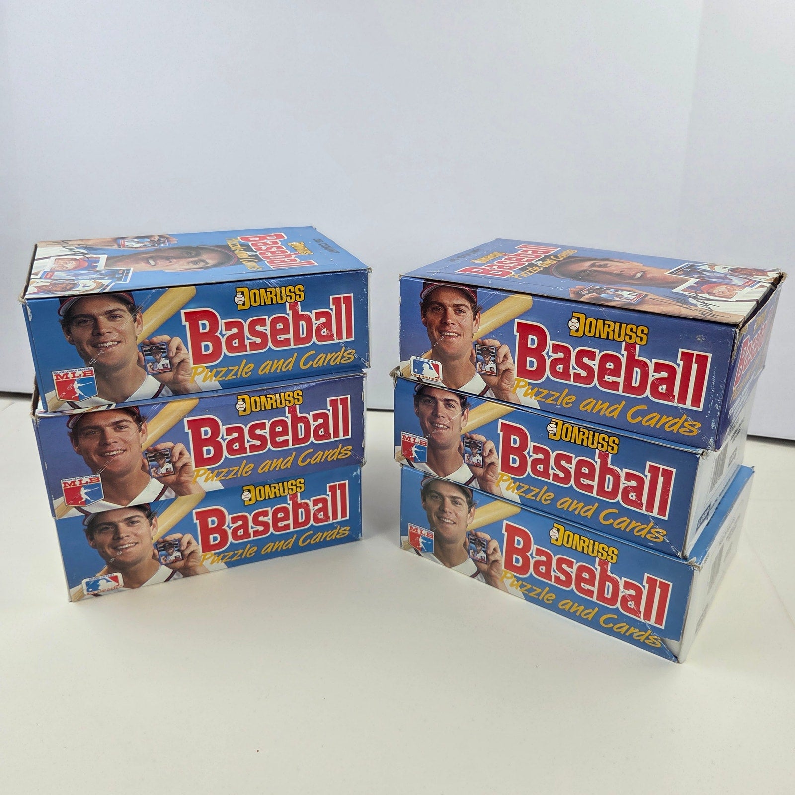 1988 Donruss Baseball 36 Pack Wax Box Open Display All Packs Sealed Vintage