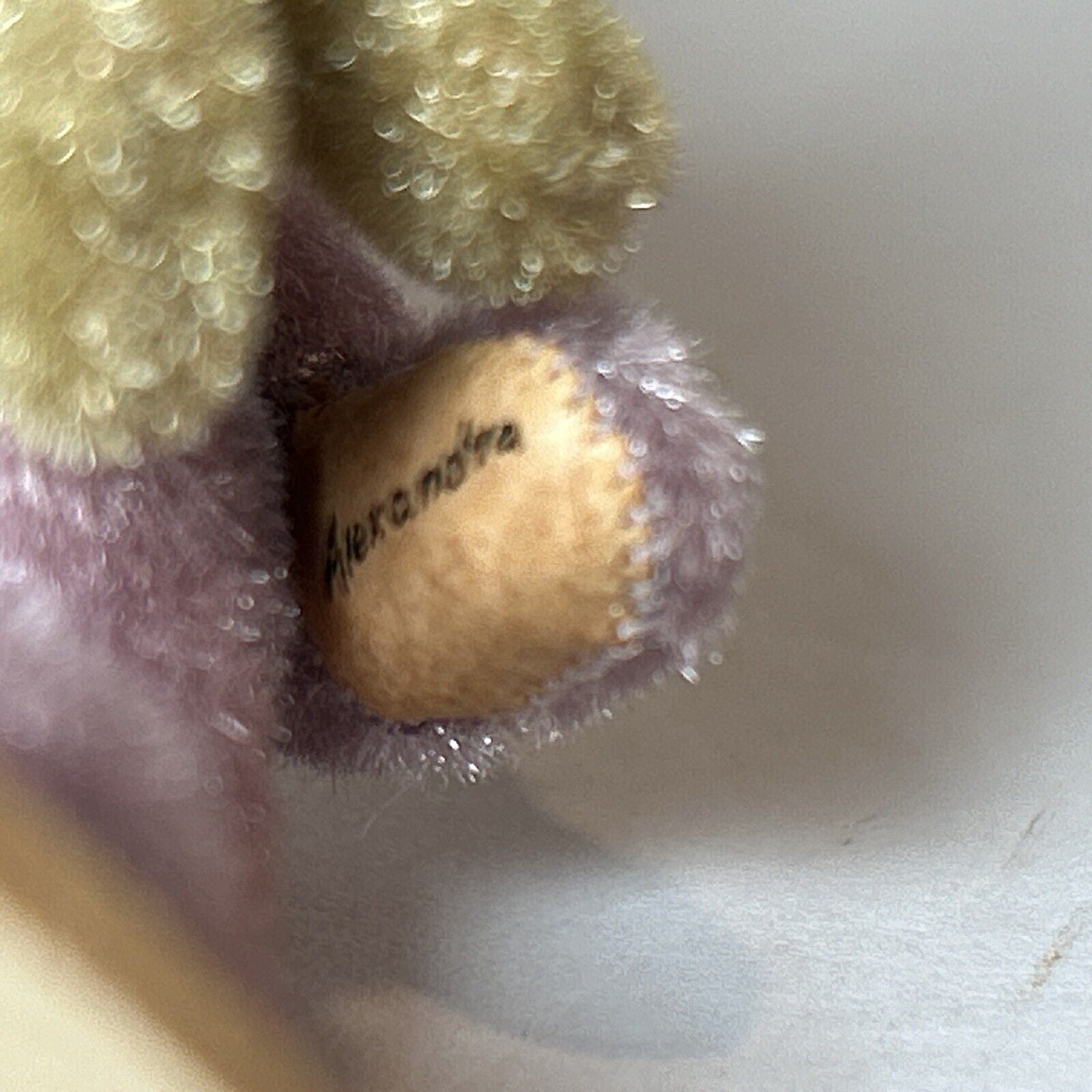 Little Gem Teddy Bear Alexandra 1995 Christmas Miniature Artist Doll 3"