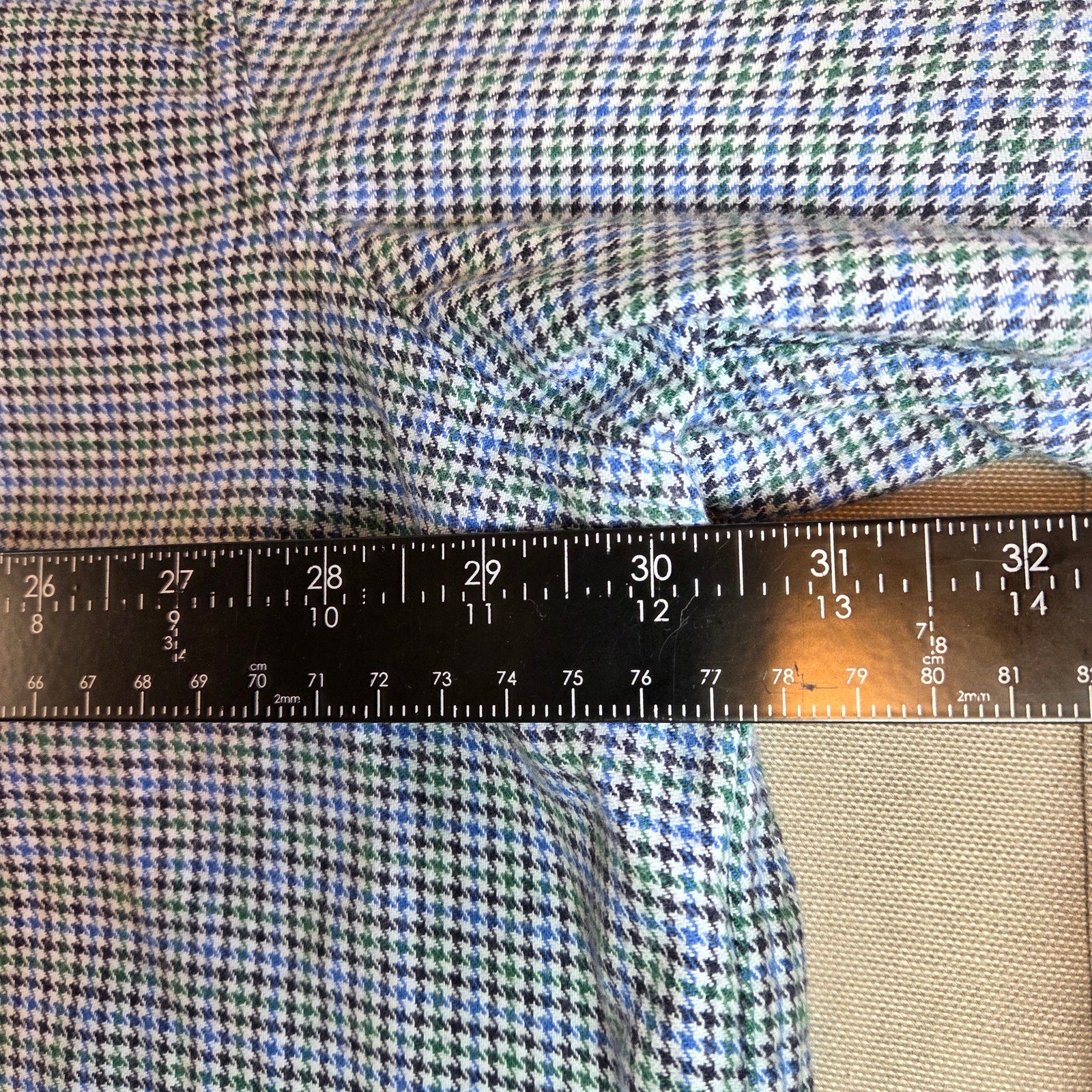 LL Bean XXXL Tall Traditional Fit Cotton Button Down Shirt Blue Check
