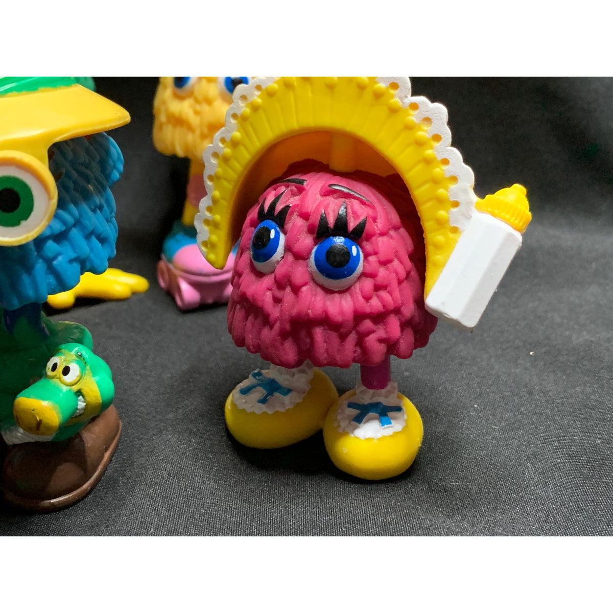 1989 McDonalds Funny Fry Friends Lot of 7 Vintage Happy Meal Fry Guys Toys
