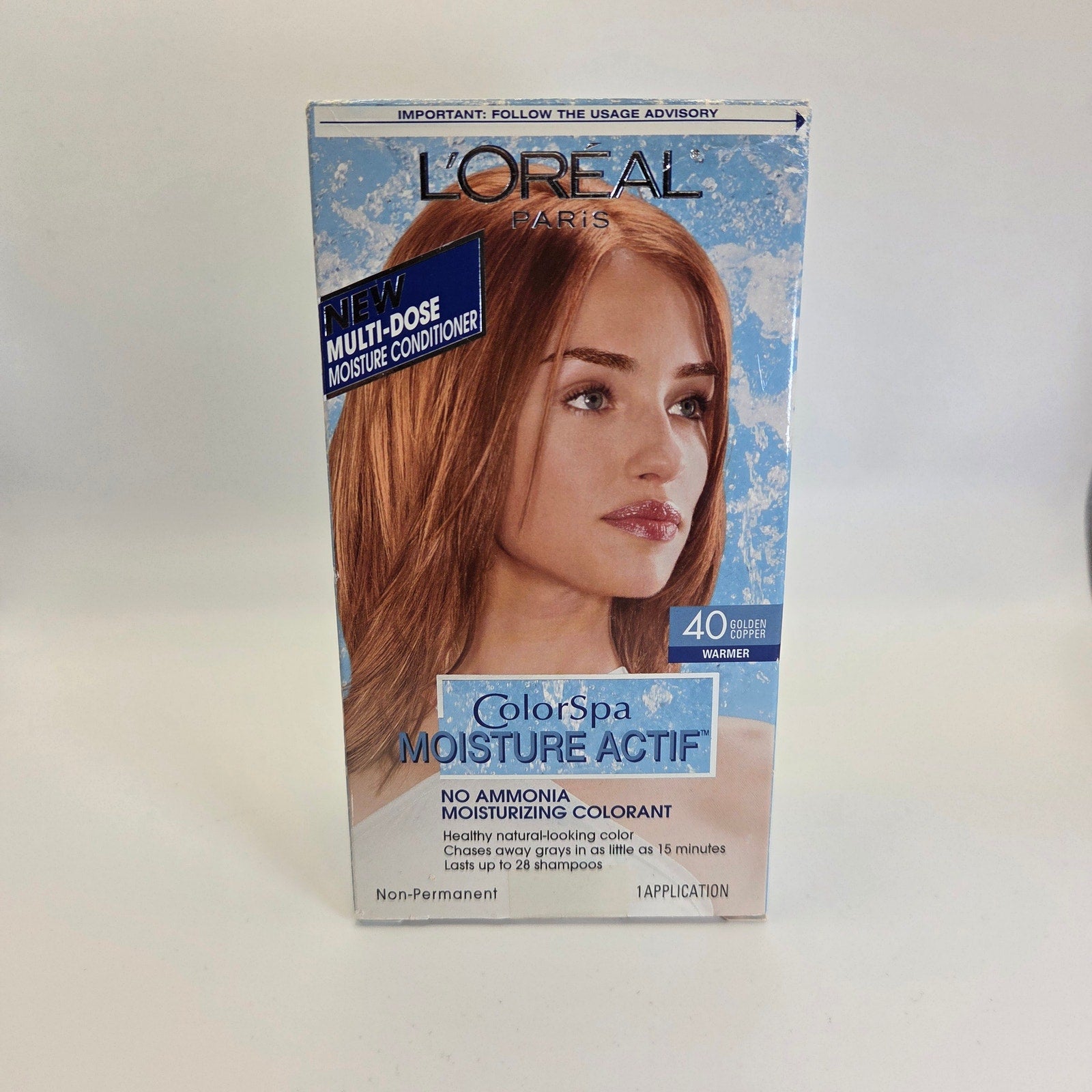 L’Oréal Color Spa Moisture Actif 40 Golden Copper Hair Color – Non Permanent NOS