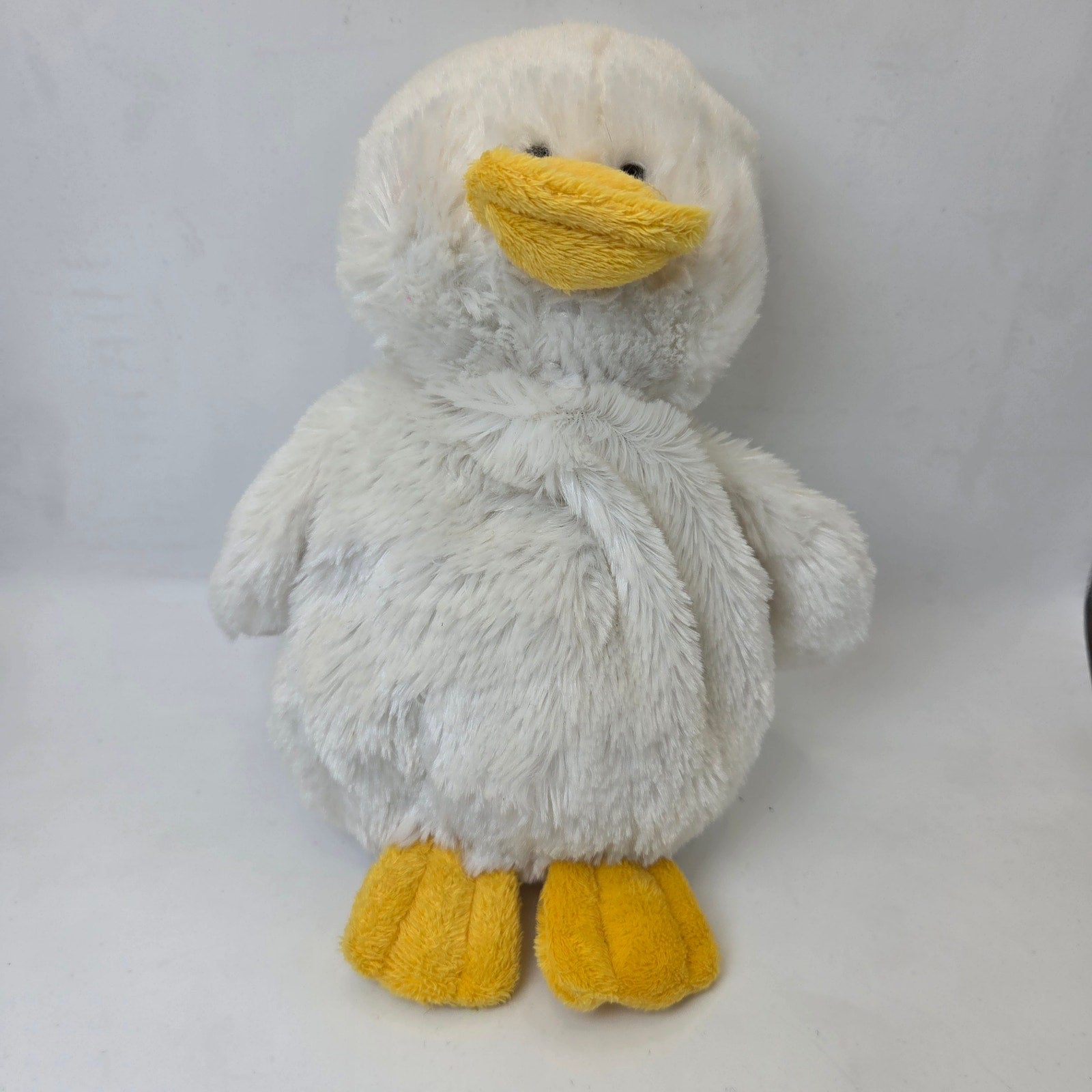 Ganz Plush Duck HM148 White Yellow Stuffed Animal Soft Toy 8 Inch