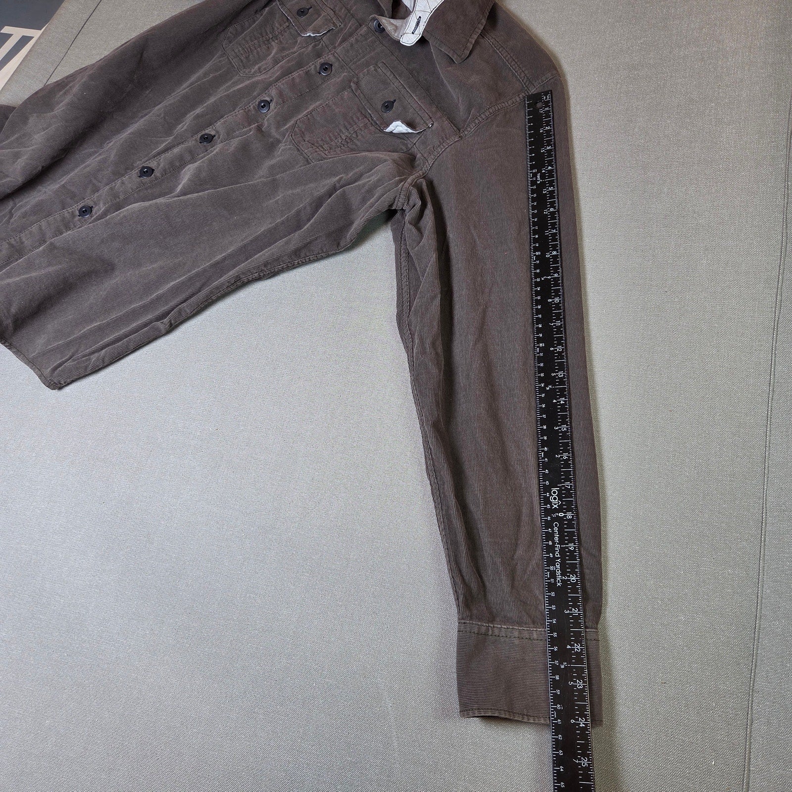 Tommy Bahama Jeans Mens Button Down Long Sleeve Ribbed Corduroy Shirt LG