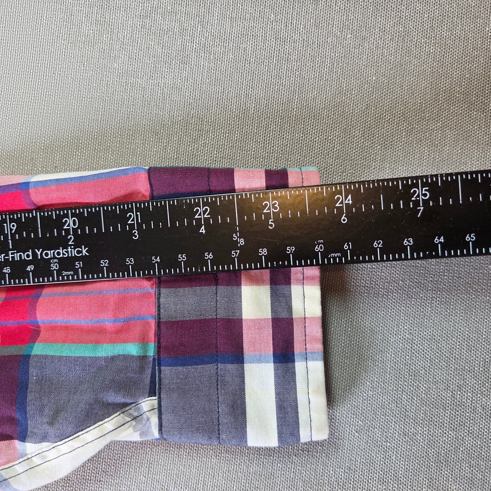 GANT Salty Dog Plaid Button Down Shirt Mens Large 1990s Hong Kong Made