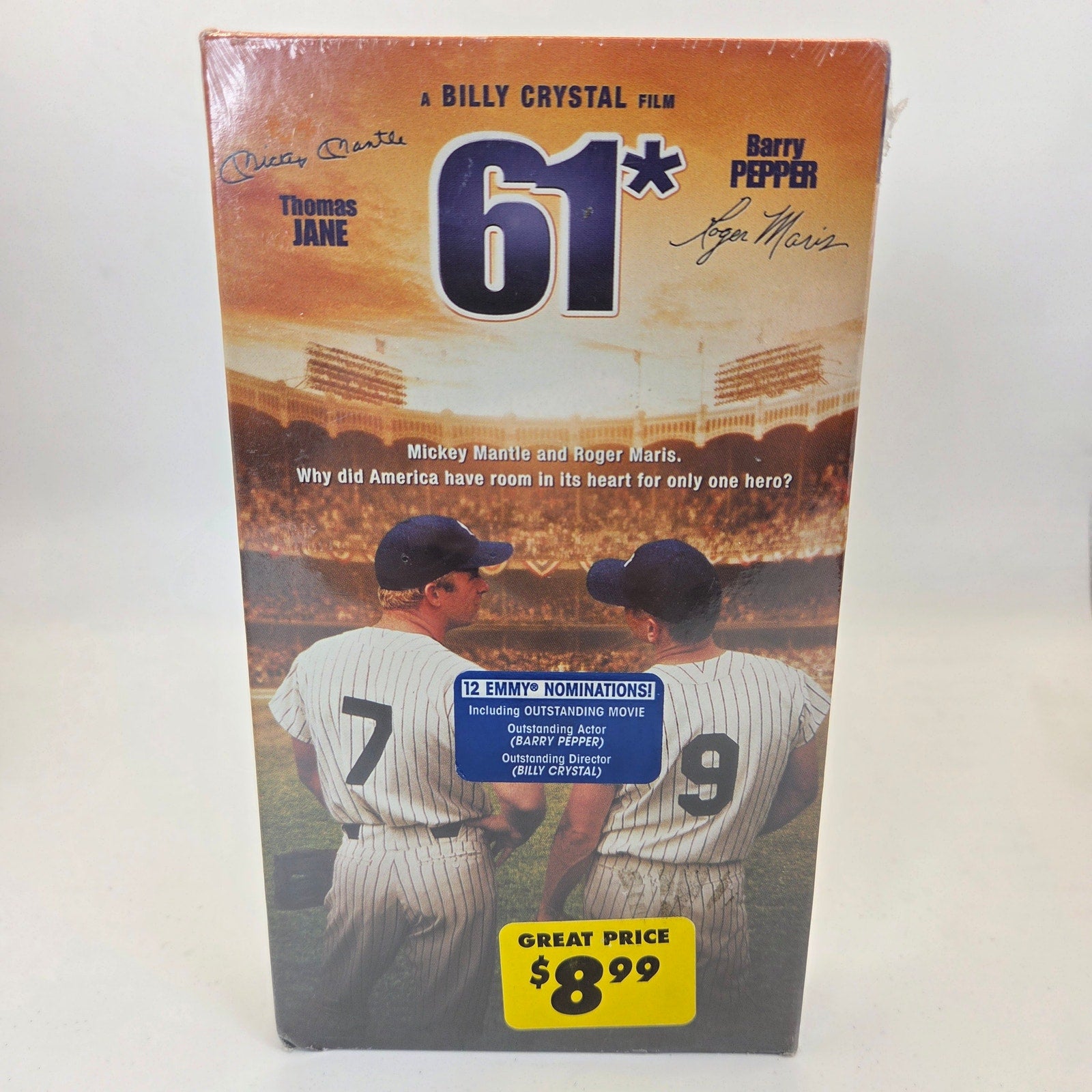 61* VHS Factory Sealed HBO Home Video 2001 Billy Crystal Yankees Baseball
