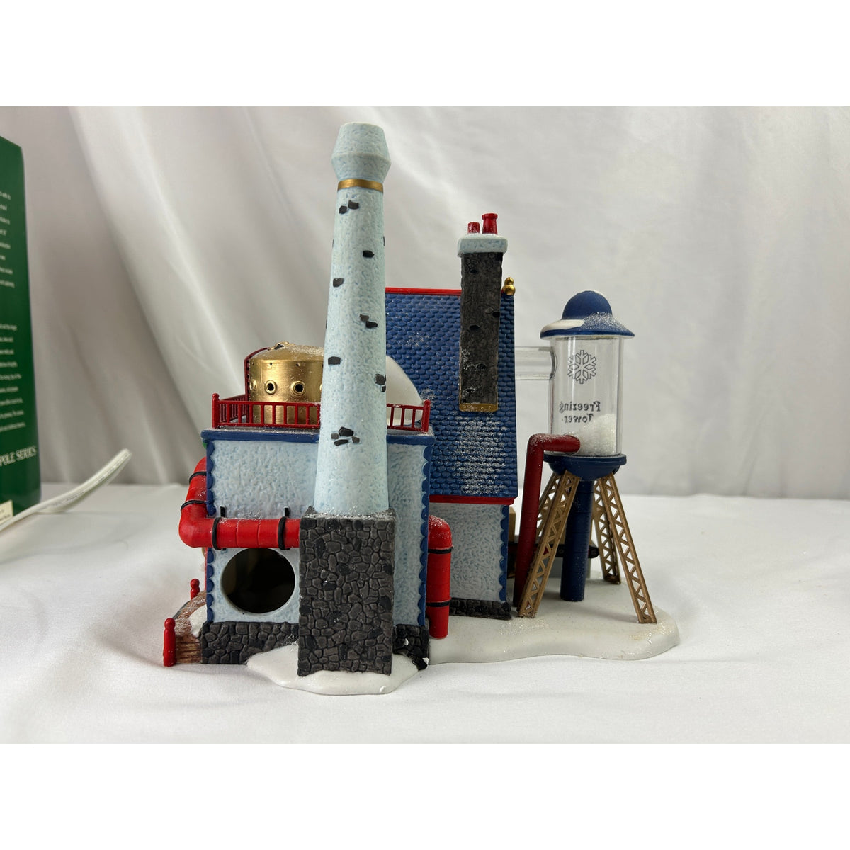 Dept 56 Real Plastic Snow Factory 56403 North Pole Lighted Retired 1998 Box