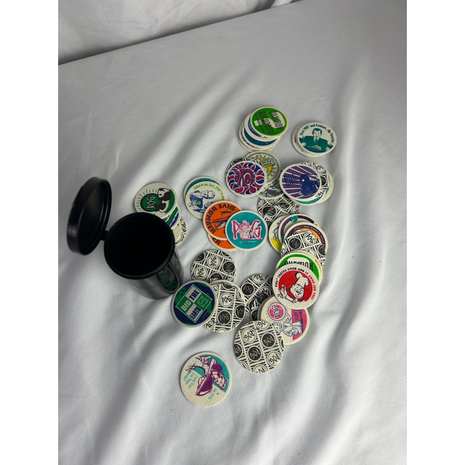 Vintage 1994 MB POG Tournament Game Set Complete With Slammers