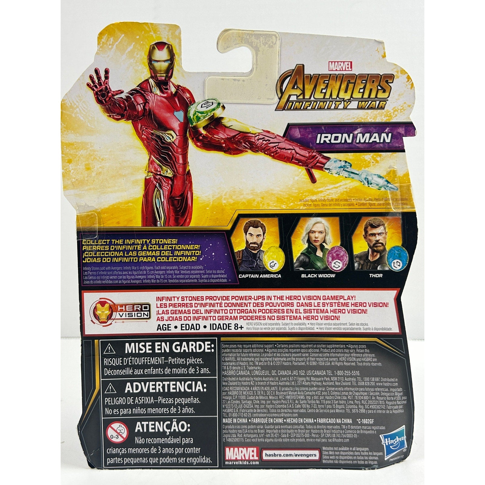 Marvel Avengers Infinity War Iron Man w/ Infinity Stone Figure – New, Sealed