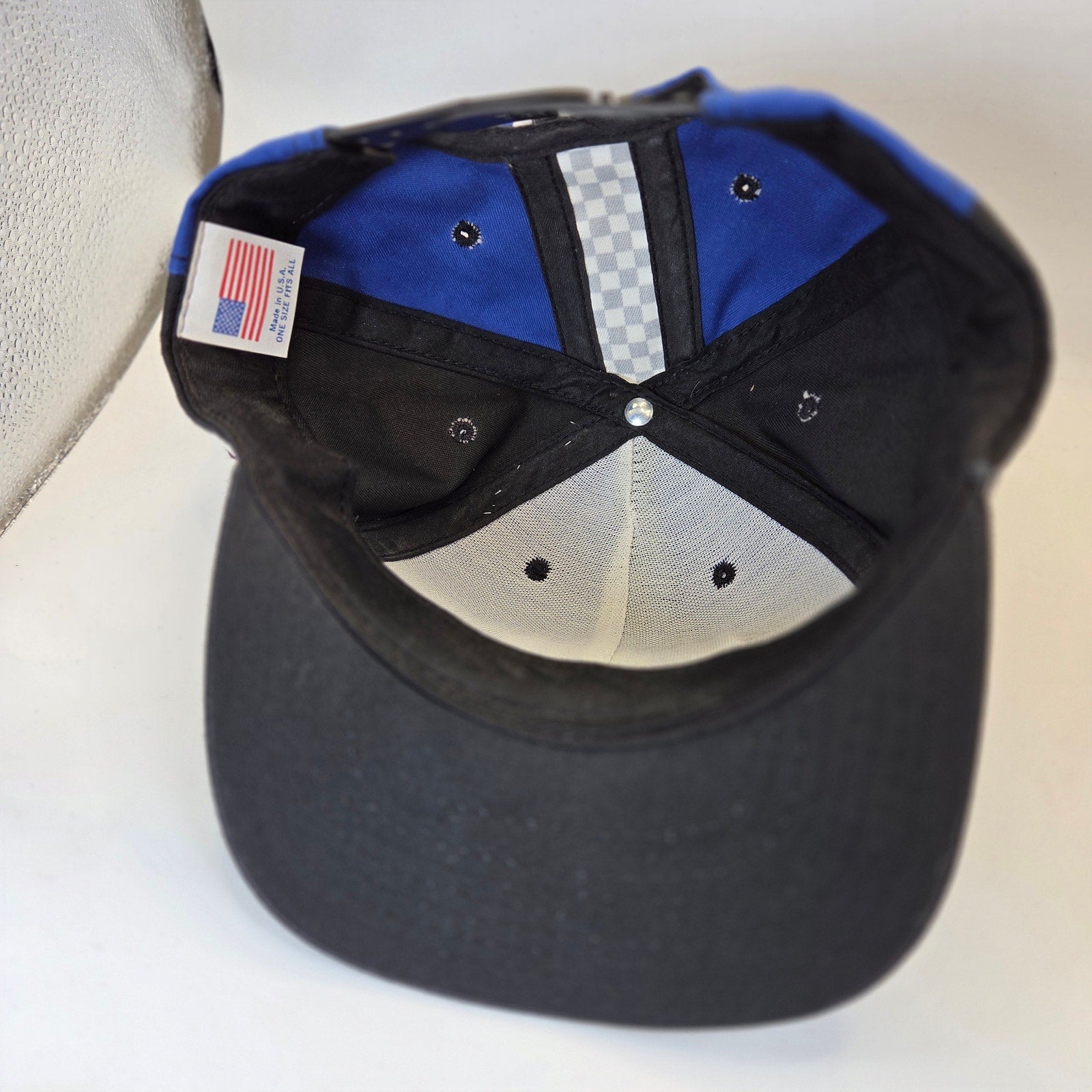 Busch The Official Beer Of NASCAR Vintage USA Snapback Hat Racing Cap OSFA