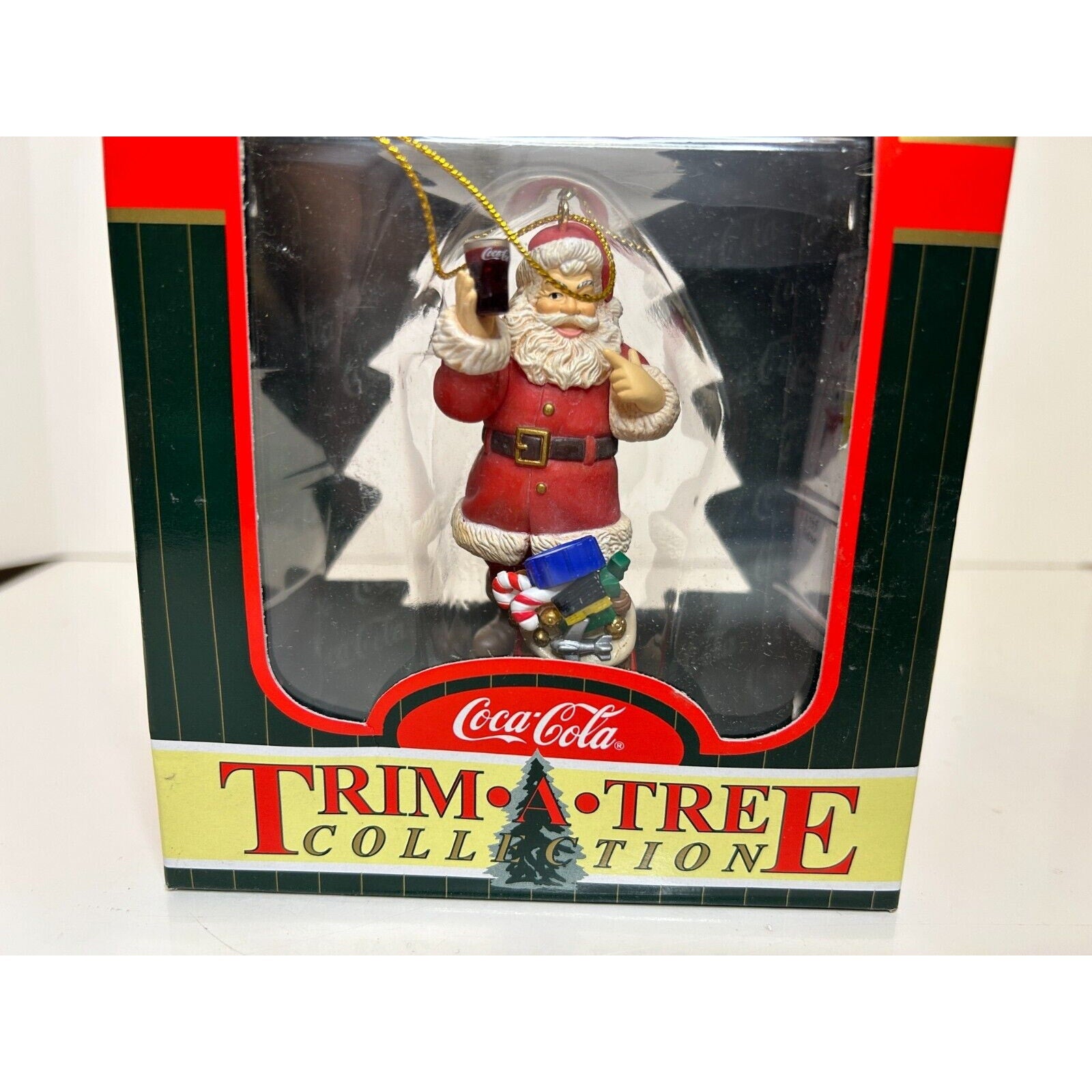 Coca-Cola Trim-A-Tree Collection Ornaments Set of 3 – Vintage 1990s x81