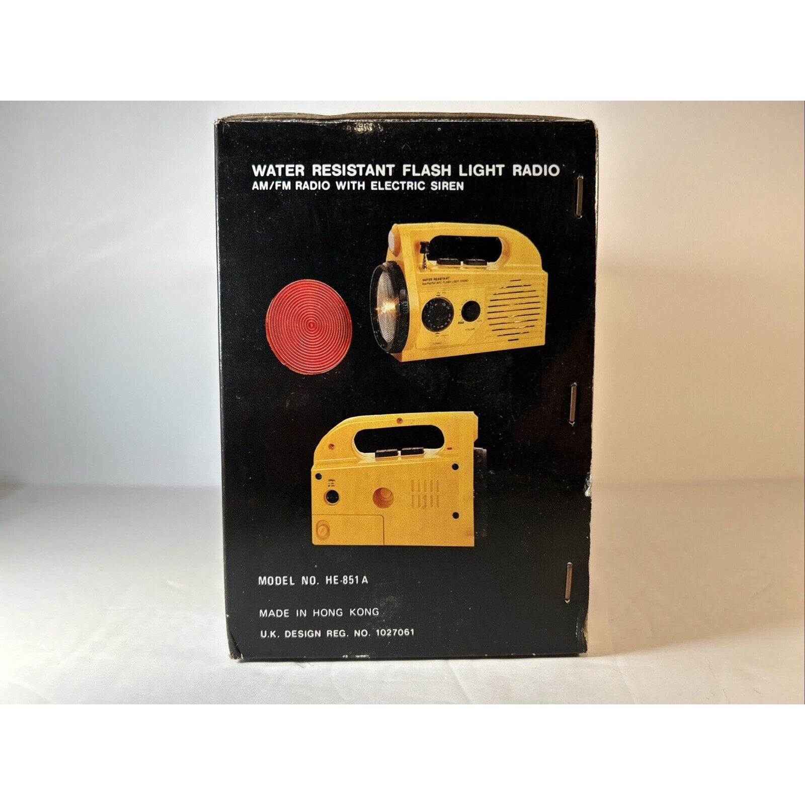 Hopesonic Am/Fm/Weather Radio W/ Flashlight And Siren Model No. HE851 A
