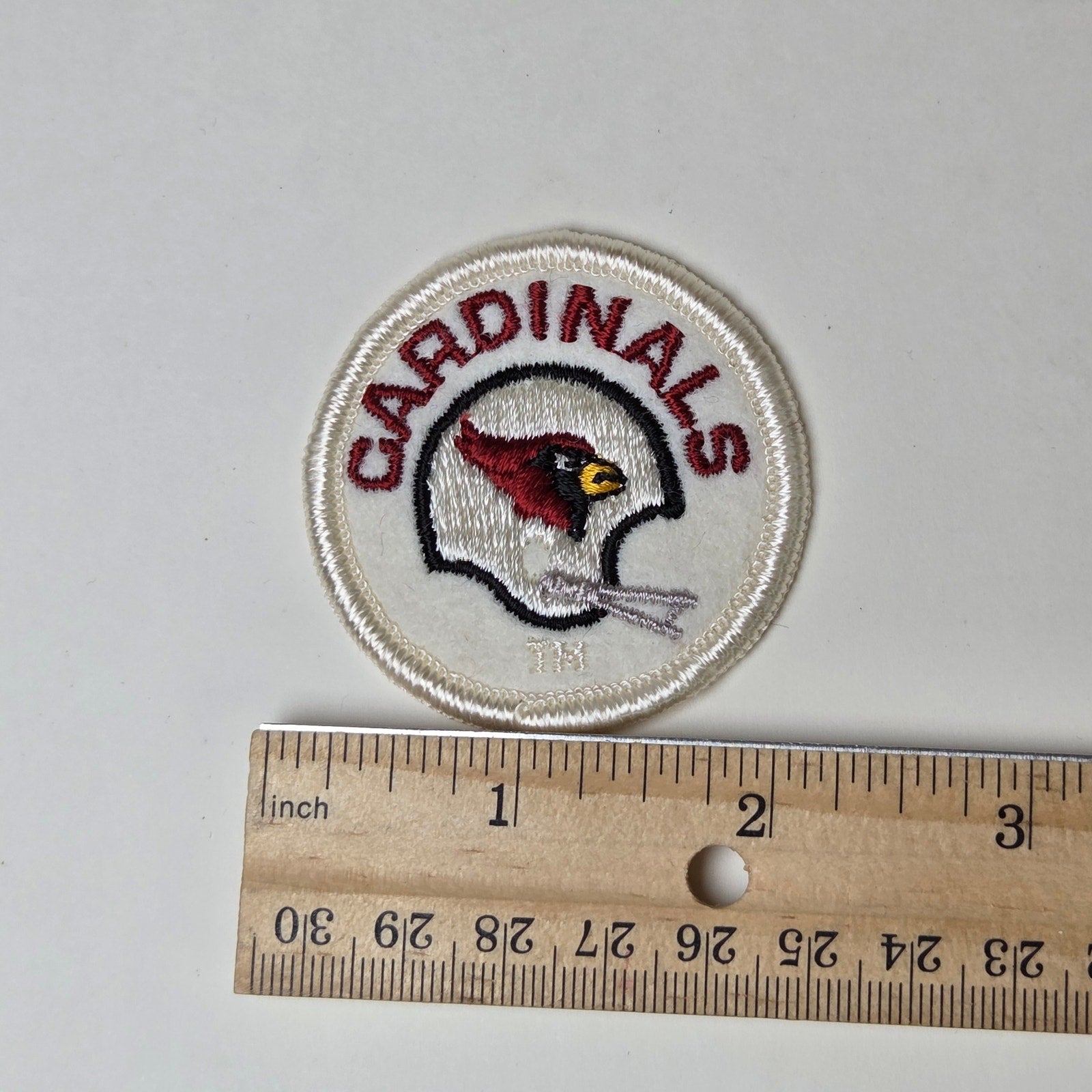 St. Louis Cardinals NFL Vintage Helmet Patch 1970s Football Sew-On