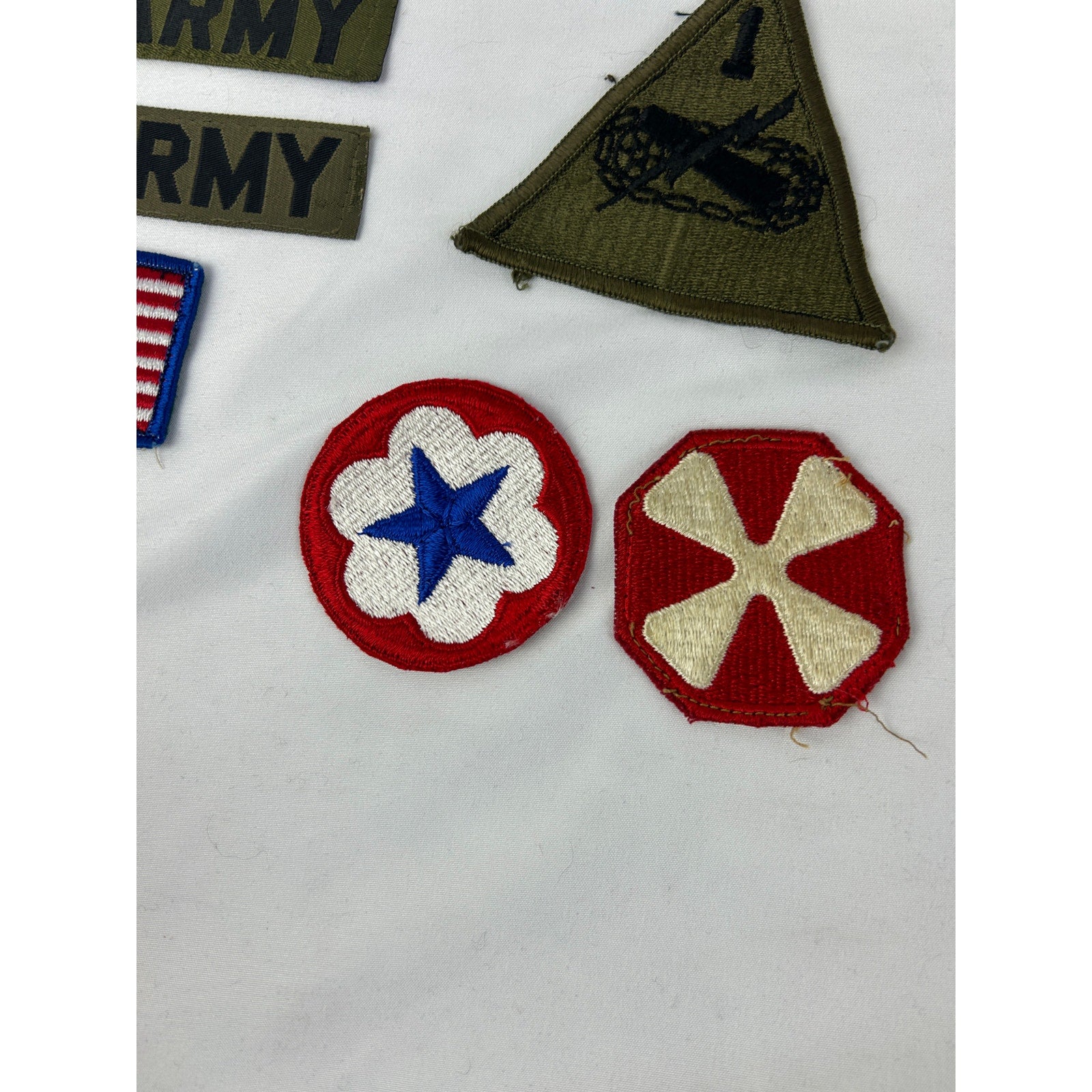 US Army Patch Lot 1st Armored Old Ironsides 3rd Infantry Korea 22 Pcs