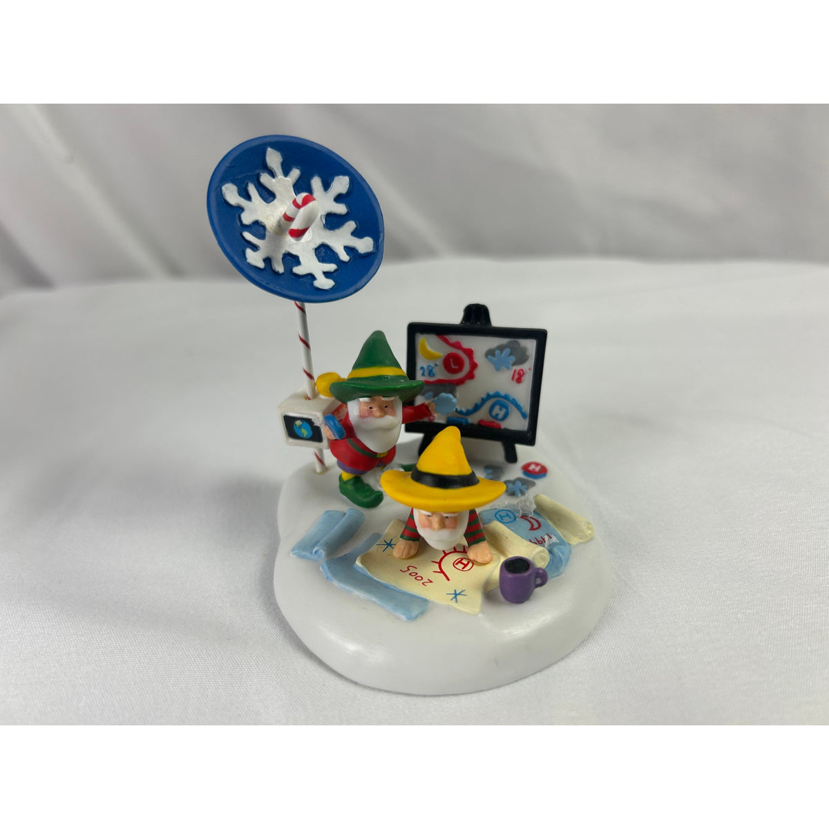 Dept 56 Santa's Flight Planning Team 57206 North Pole Village 2005 Retired