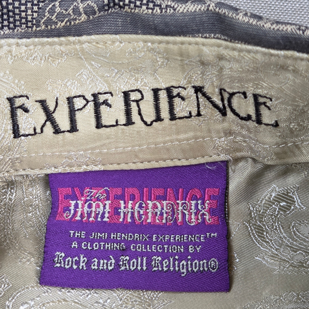 Rock and Roll Religion Jimi Hendrix Experience 2005 Embroidered Button Shirt