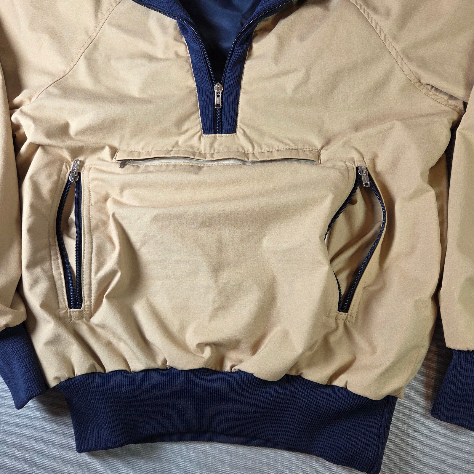 AMC Ski & Sportswear Vintage 1/4 Zip Jacket Made USA Mens Medium